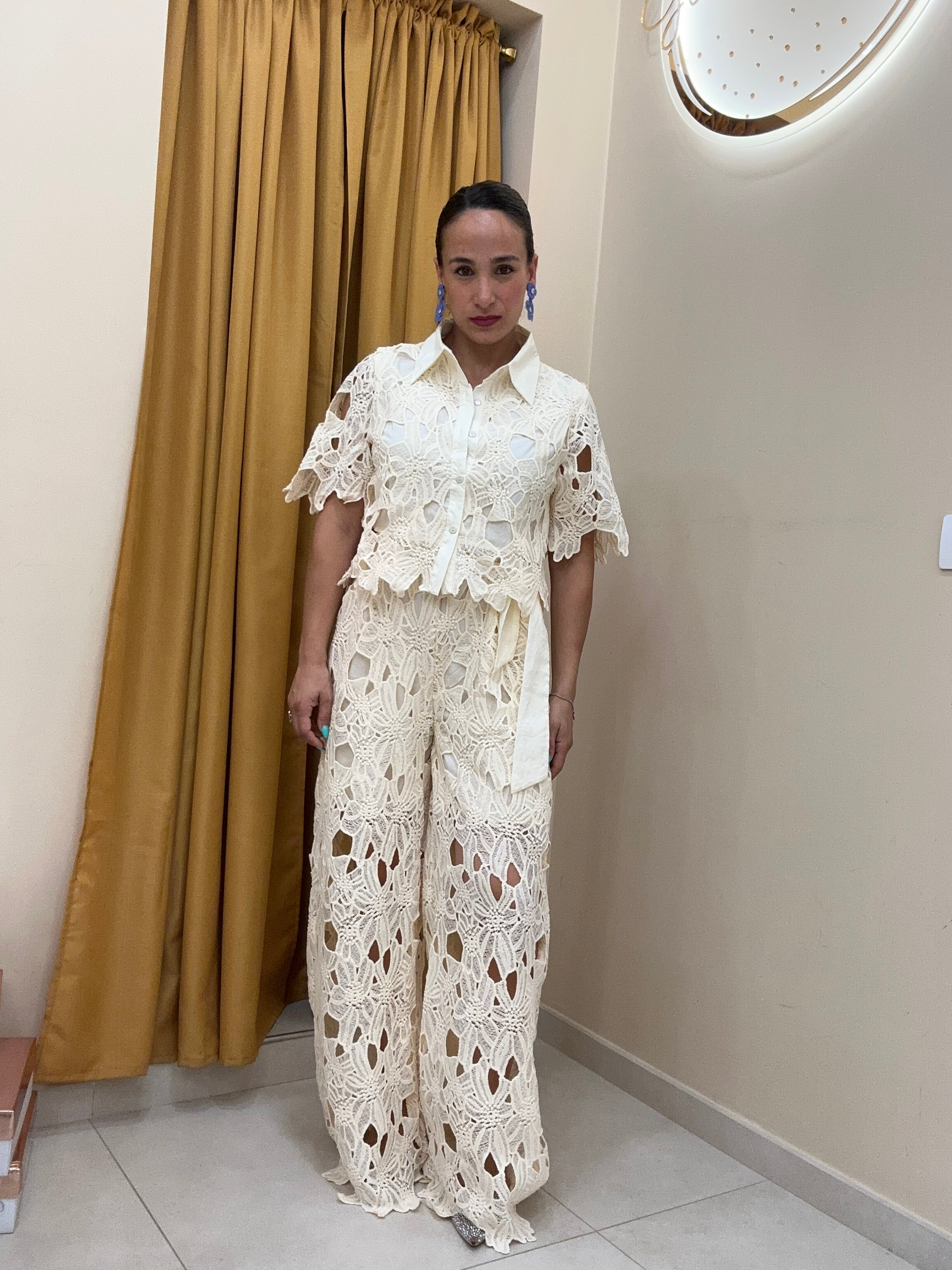 Coordinato Macrame beige