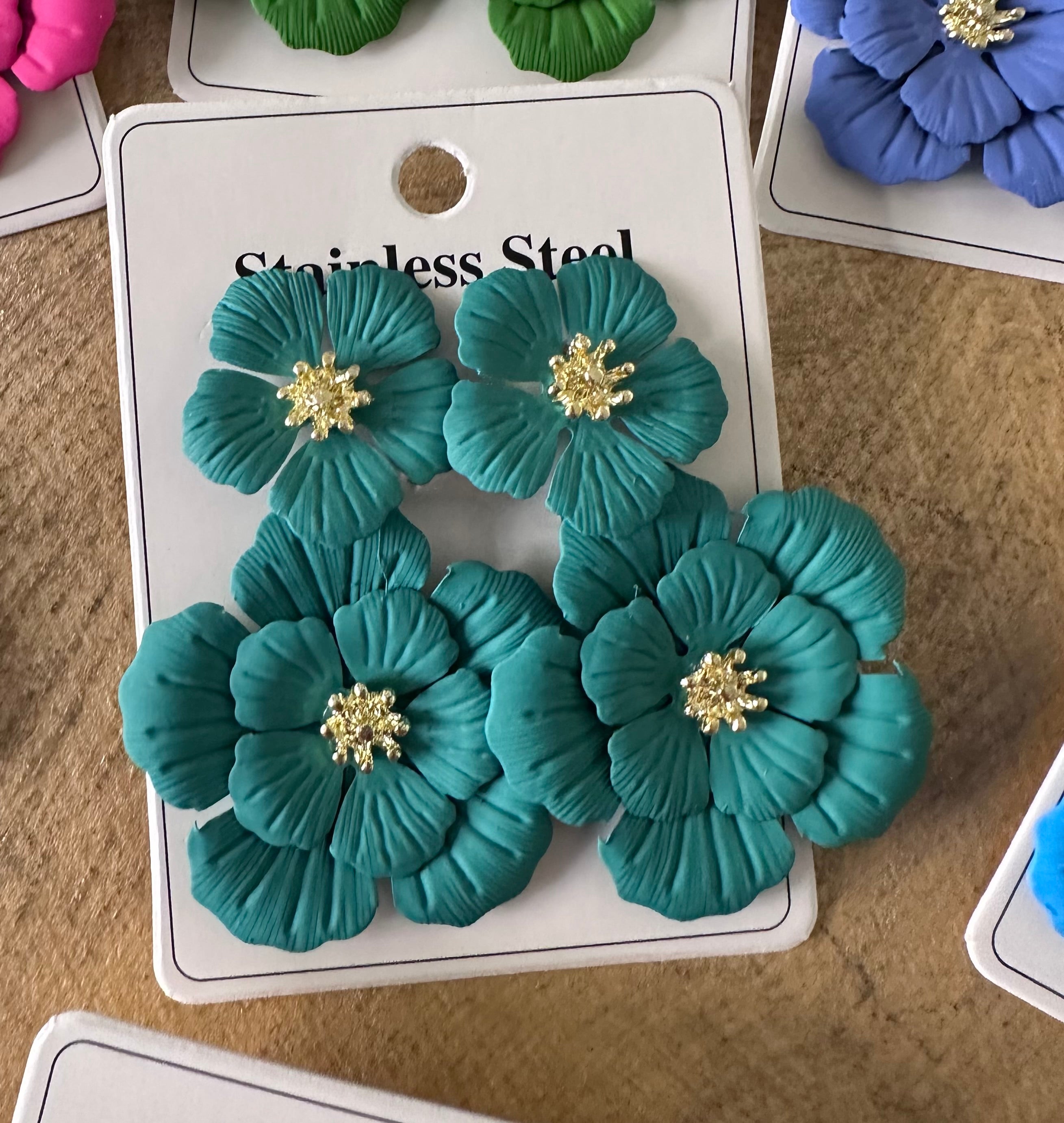 Orecchini fiori