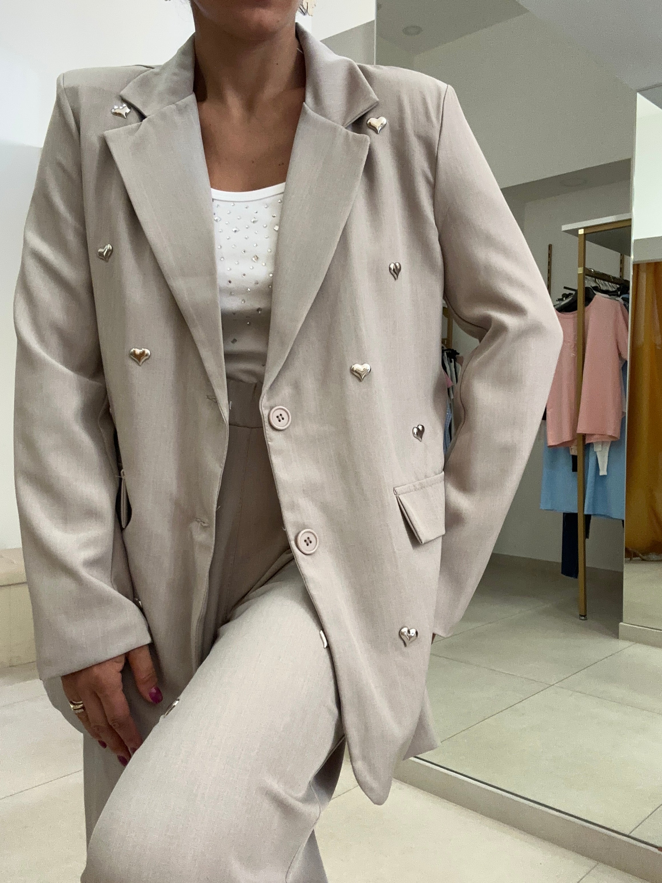 Tailleur cuori CAMEL