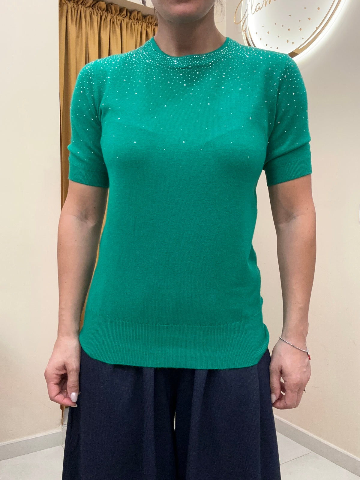 Maglia brillantini