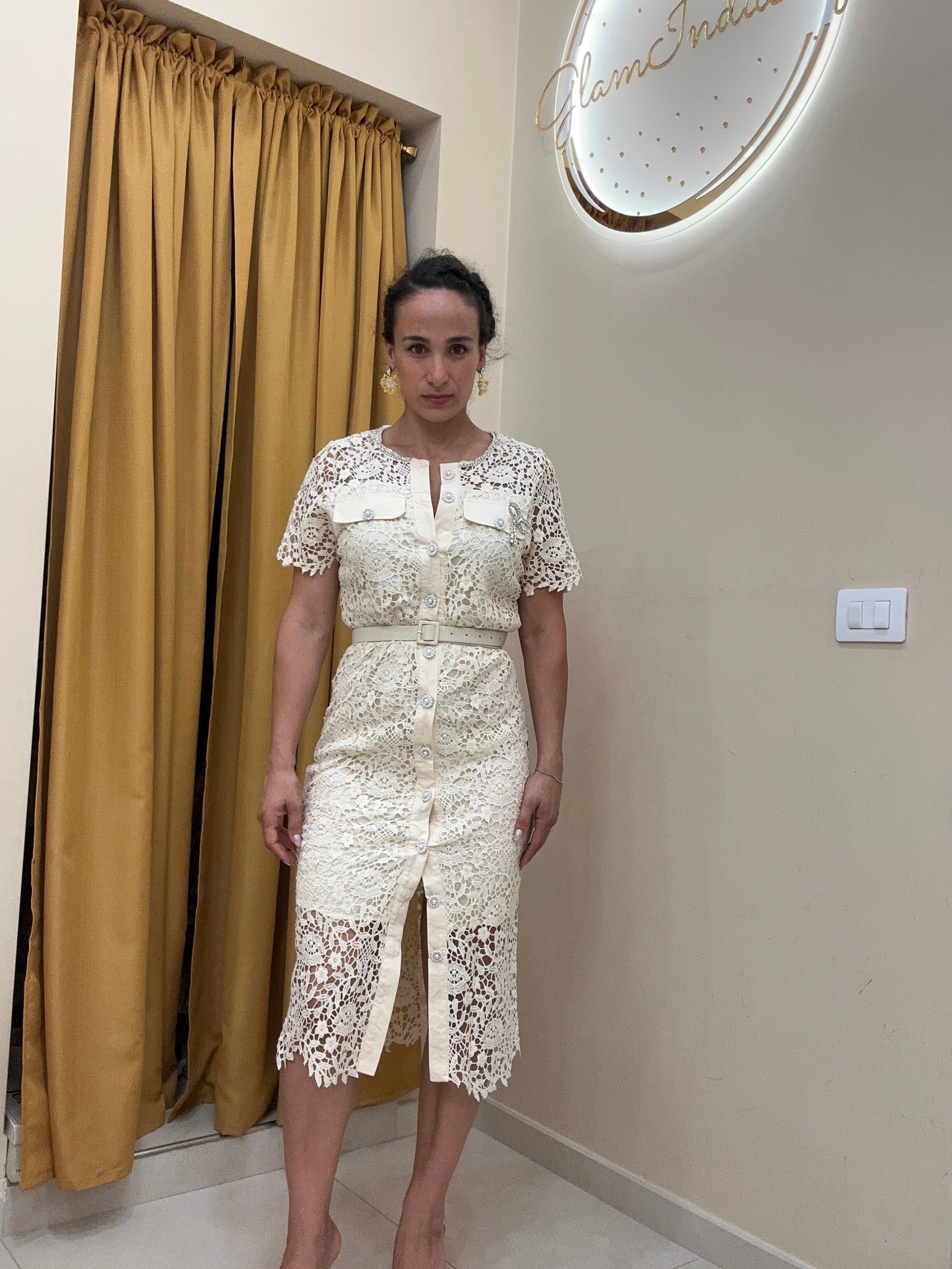 Abito ogni anno spilla BEIGE
