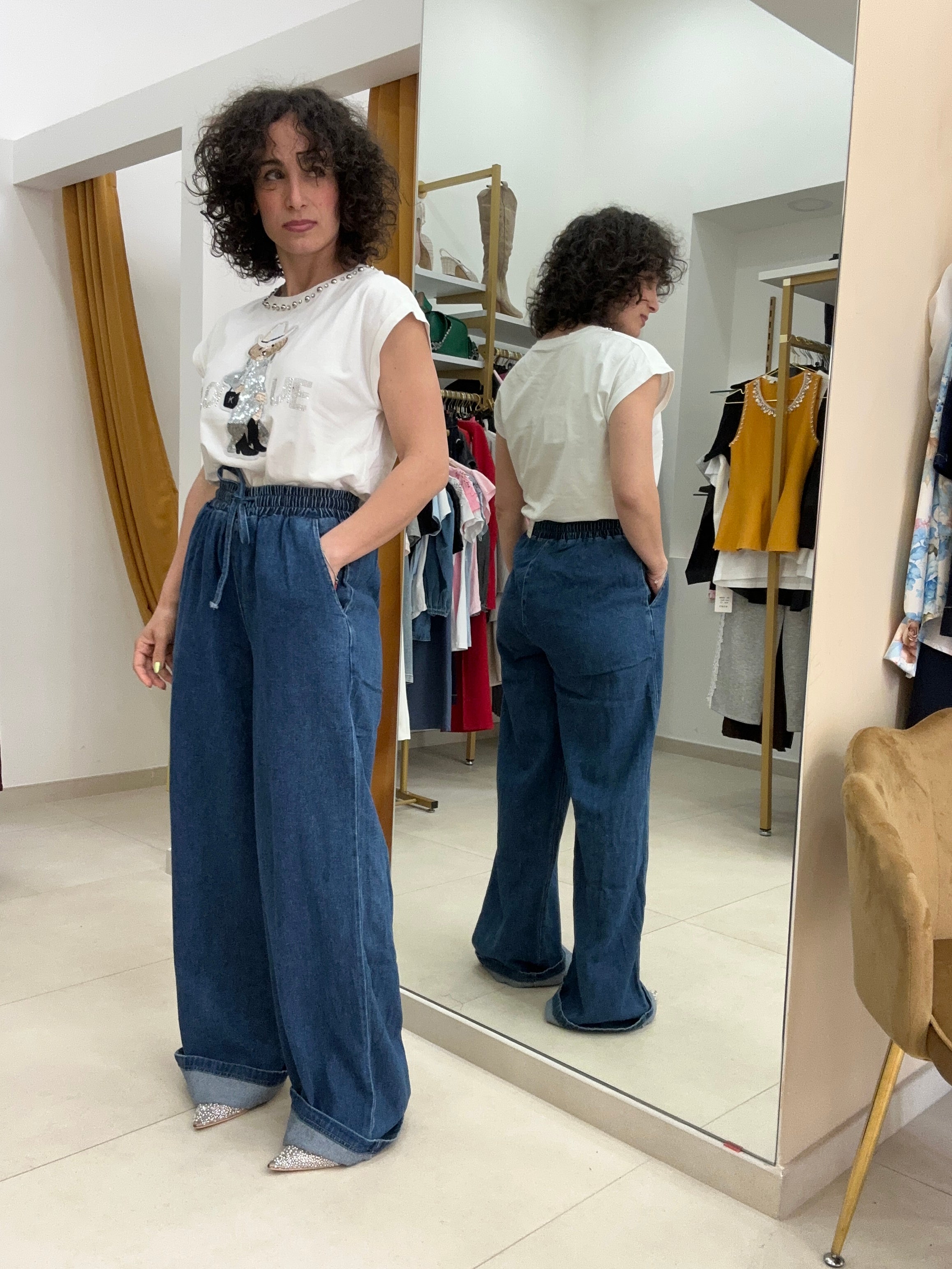 Jeans mod tuta