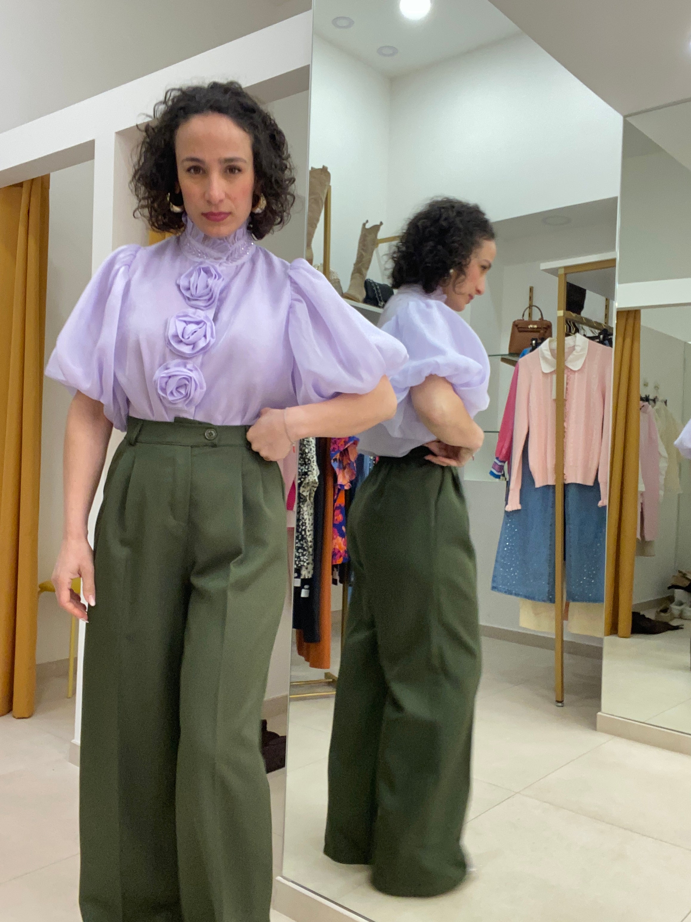 Camicia 9916 lilla
