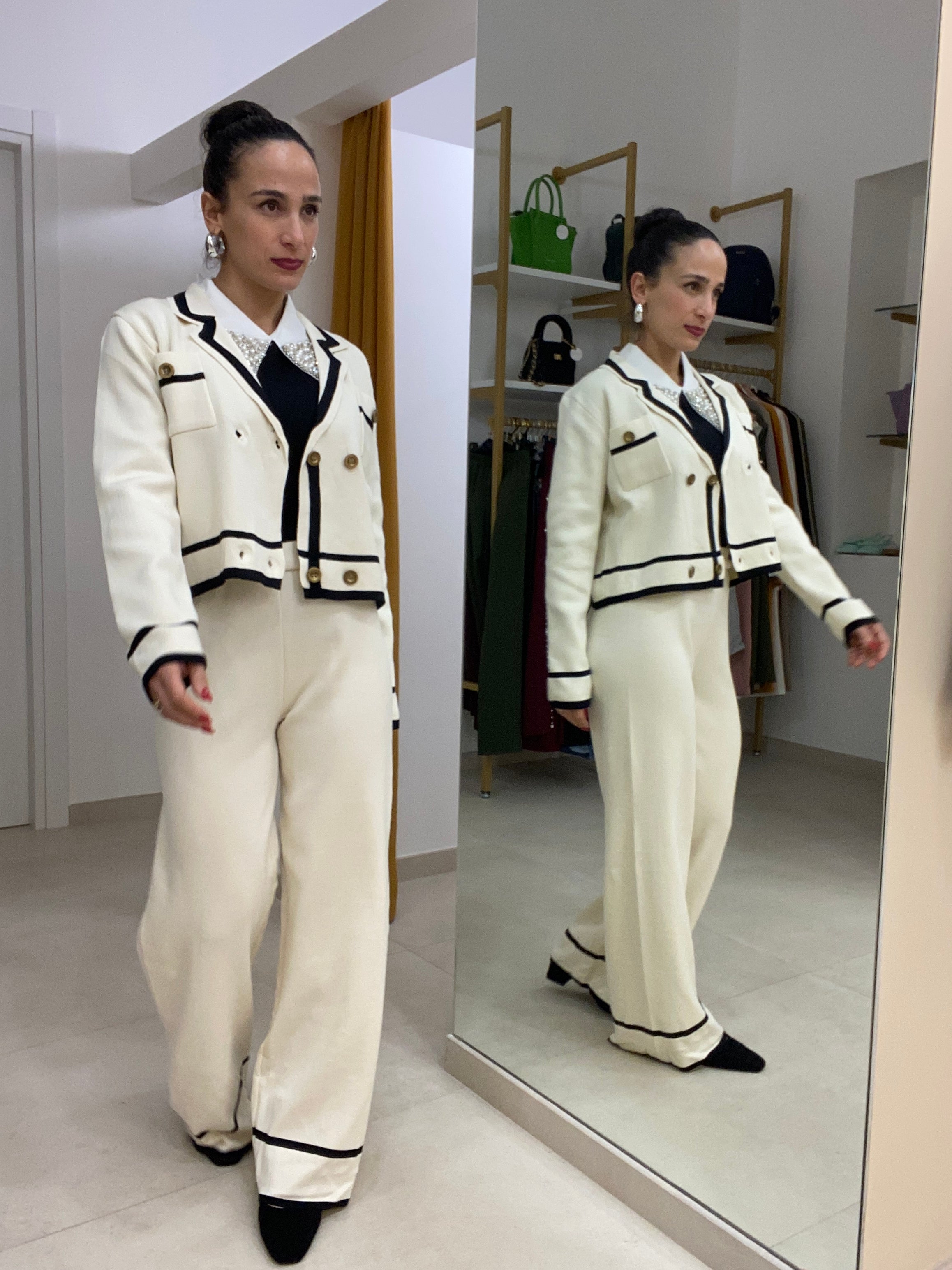 Coordinato chic doppio colore