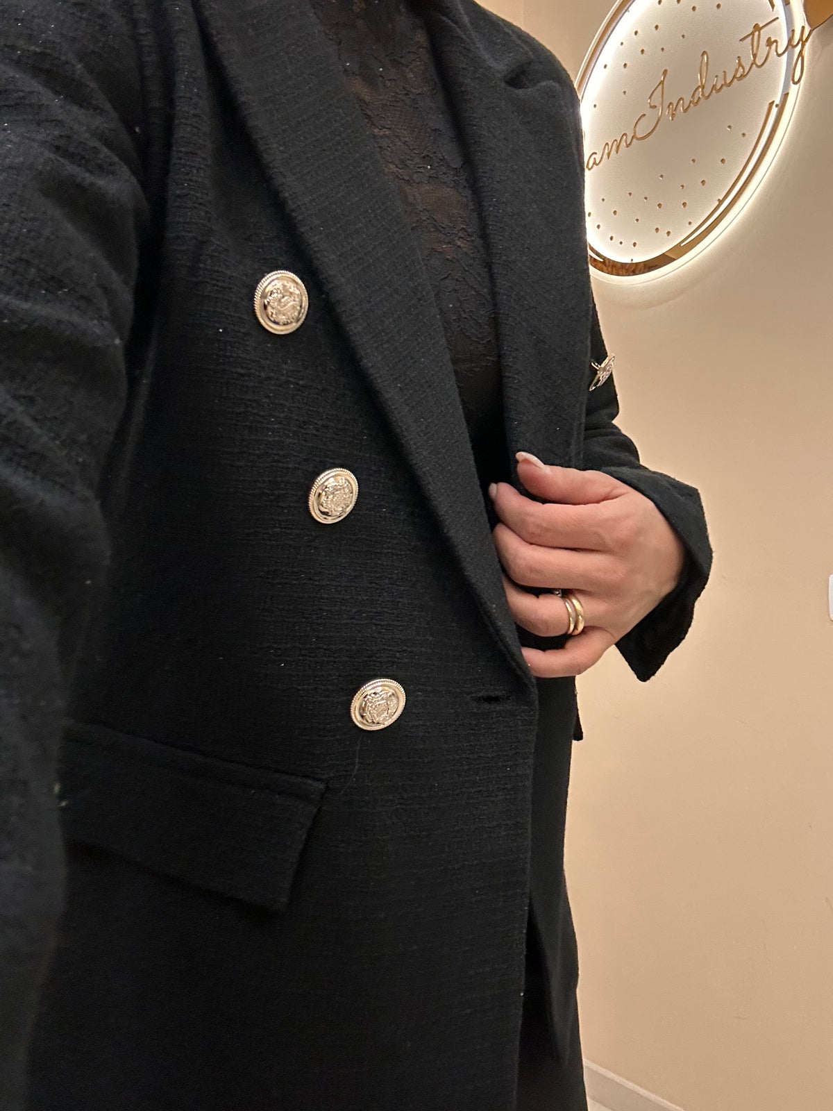 Blazer strutturato nero
