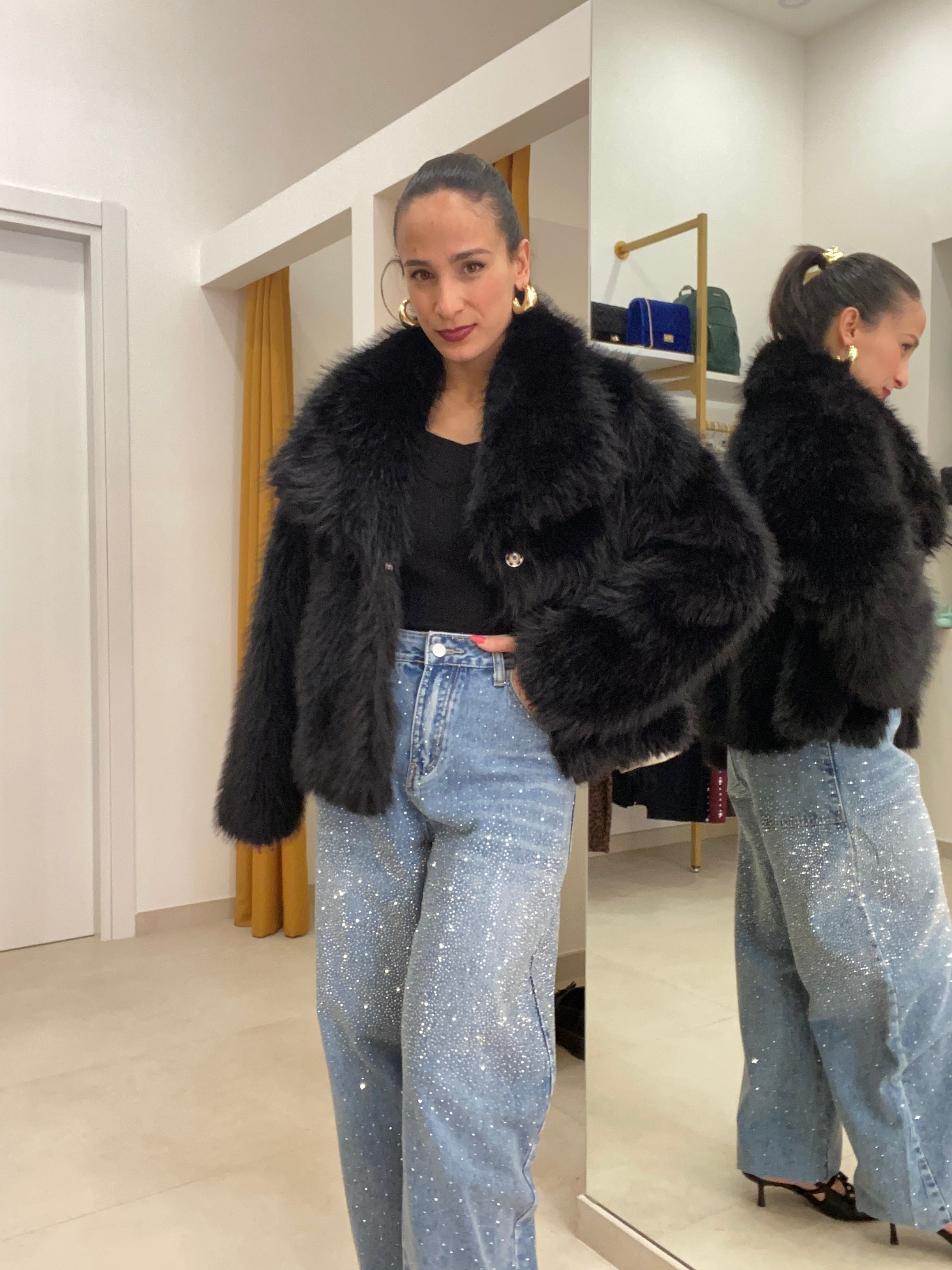 Eco pelliccia nero Seller