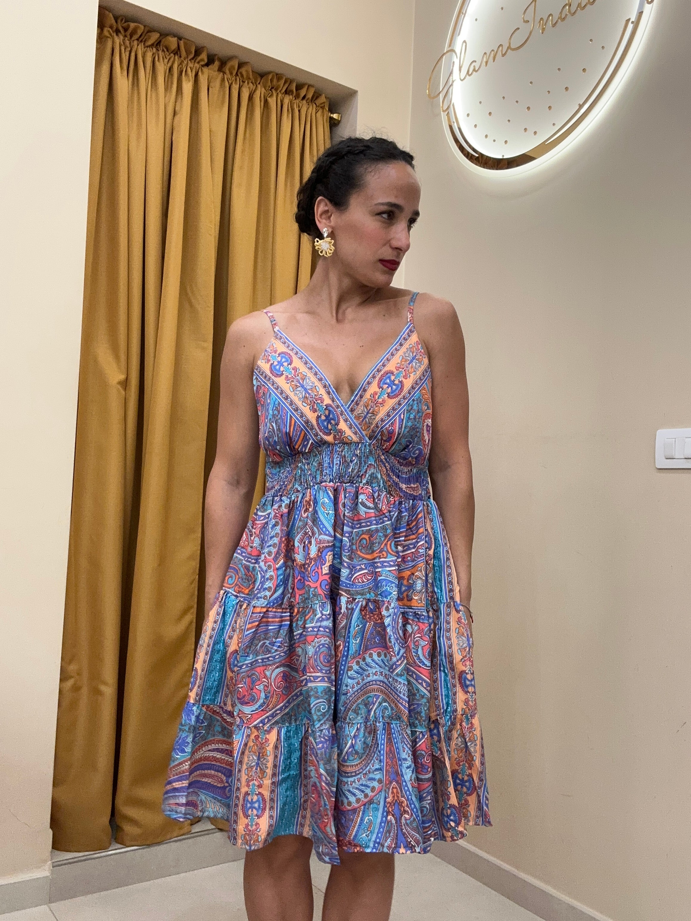 Abito India corto 8