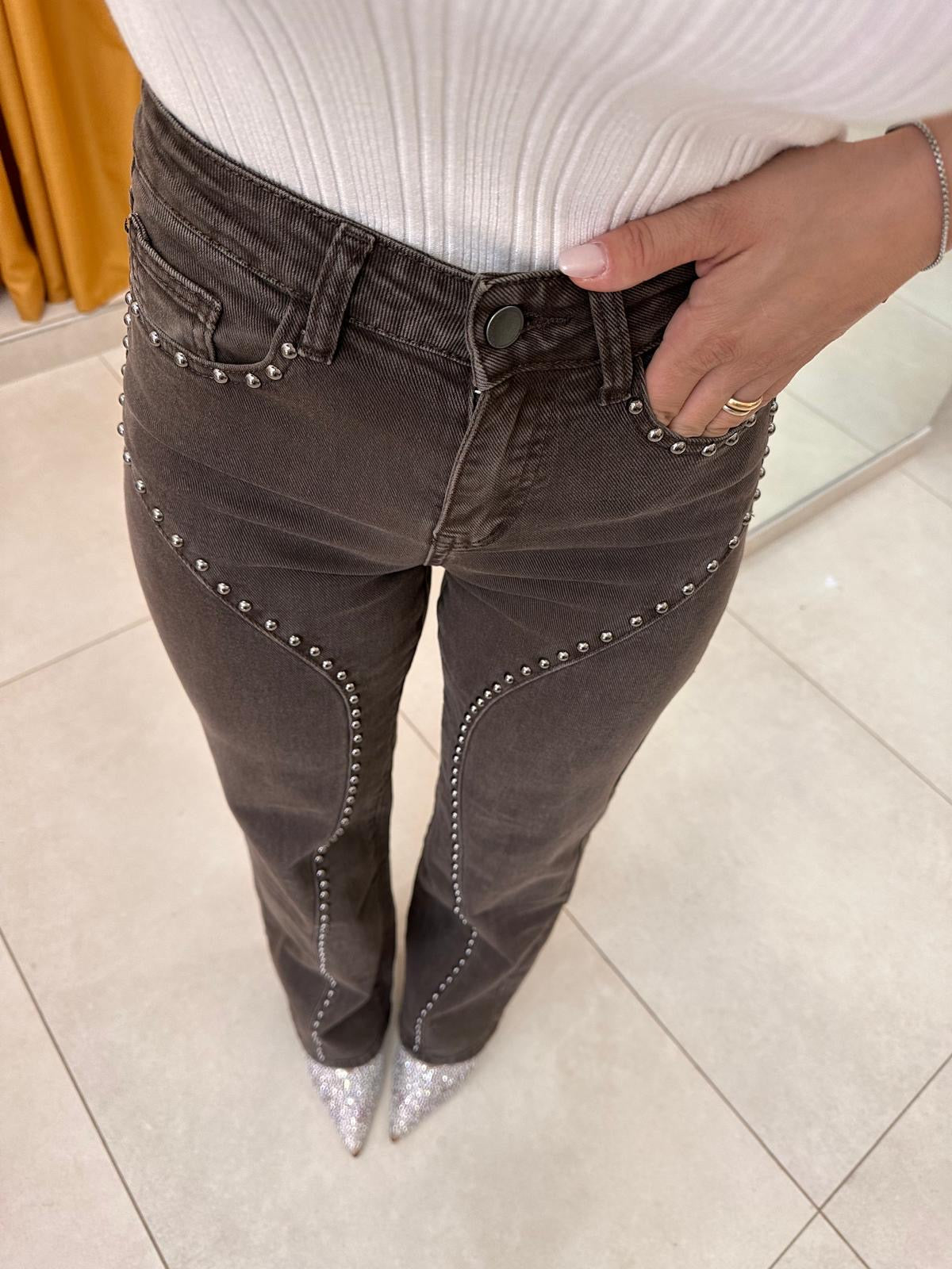 Denim country borchie