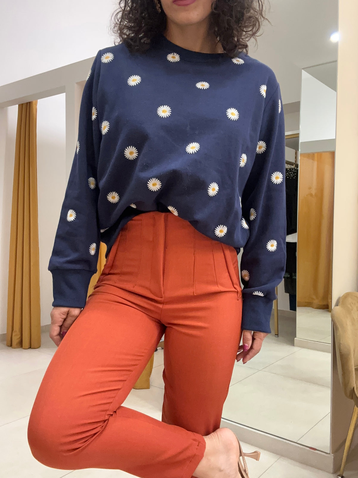 Pantalone mod zara SALMONE