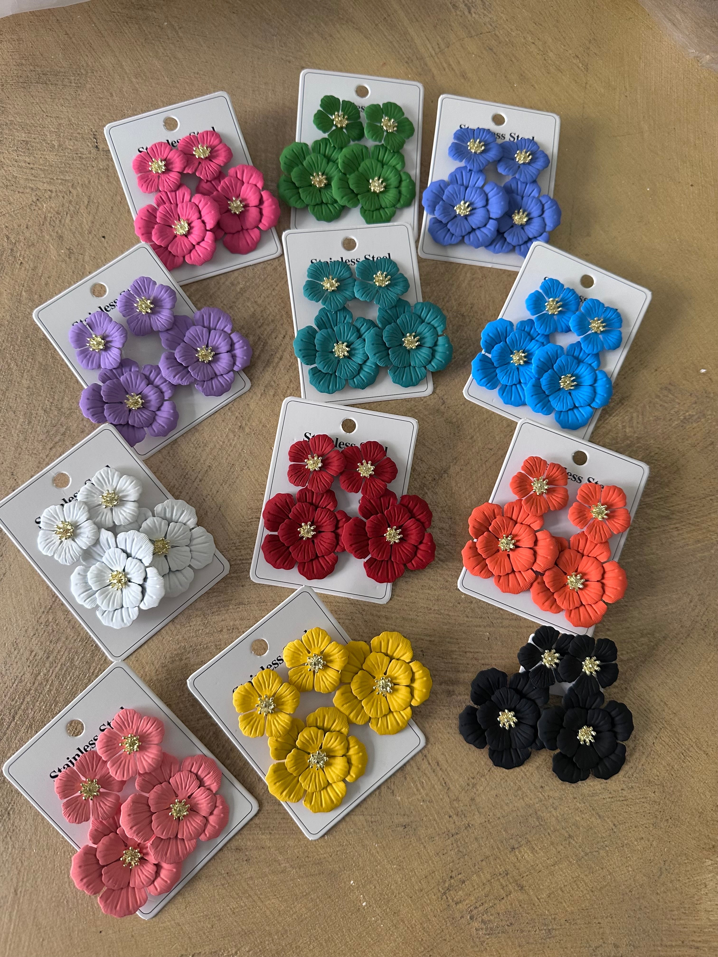 Orecchini fiori