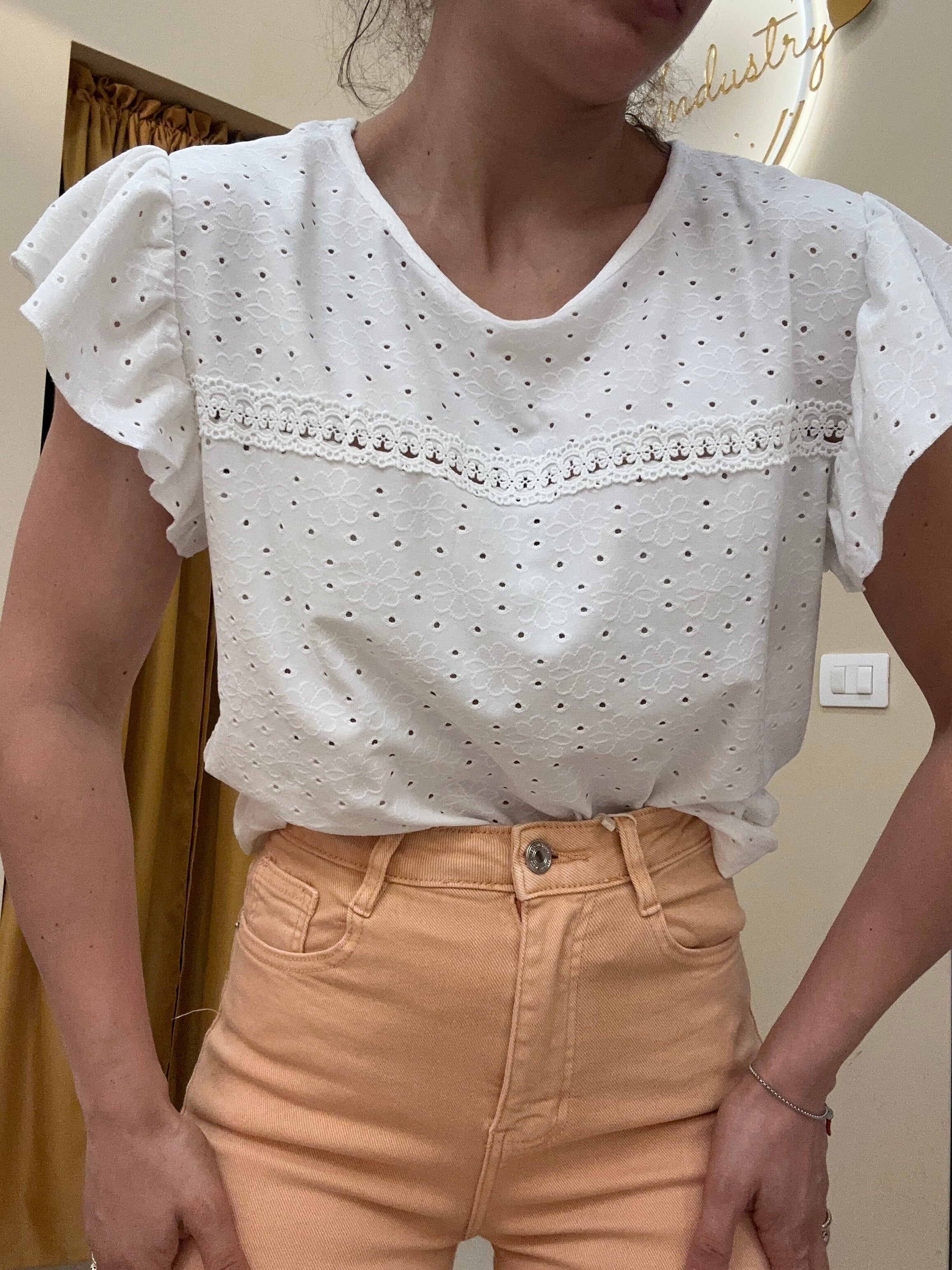 T-shirt merlettino
