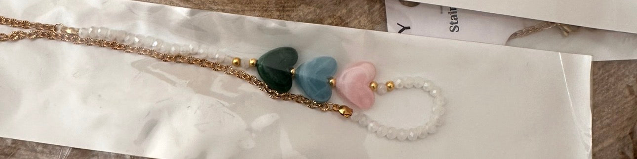 Collana tre cuori