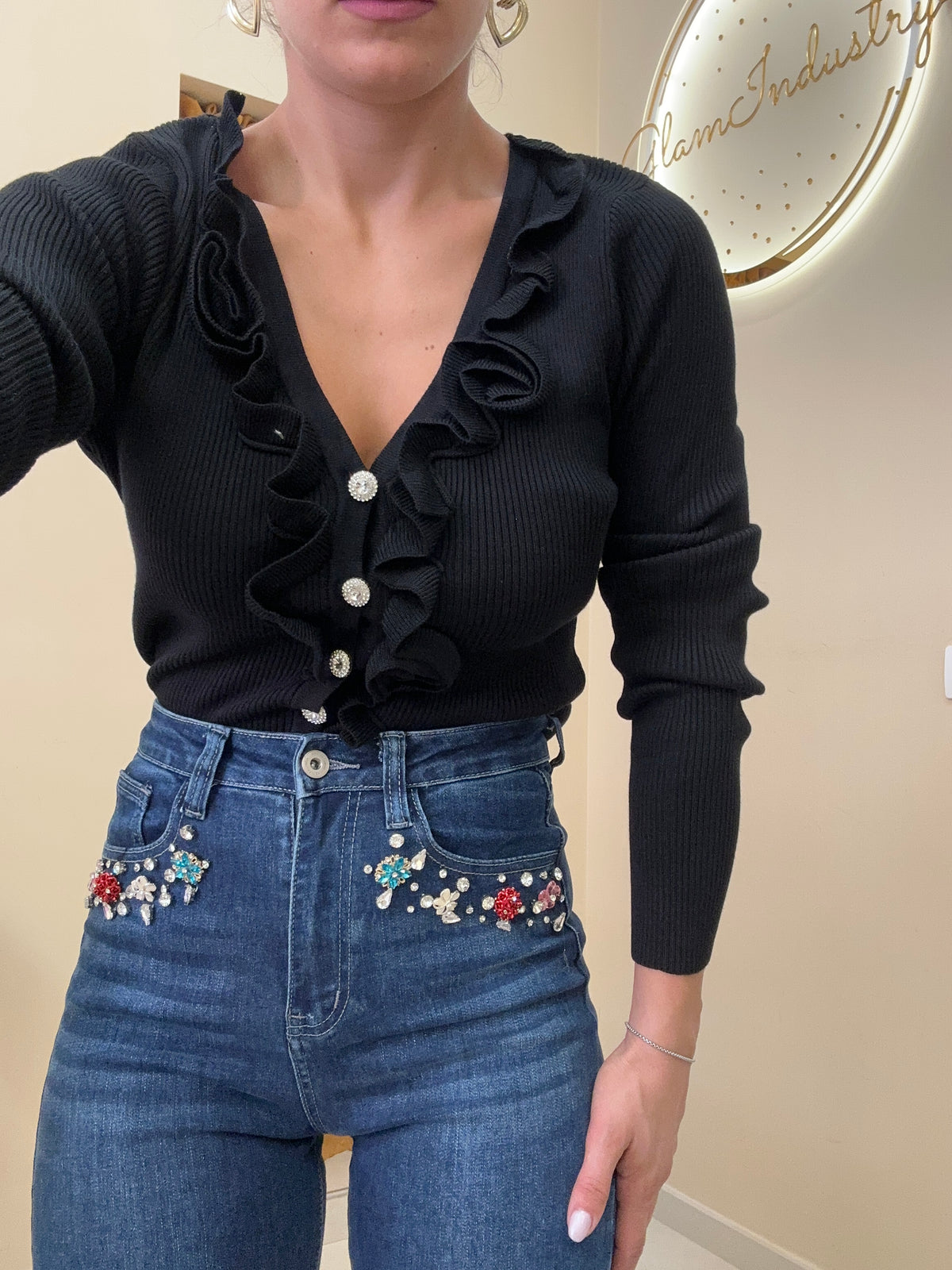 Cardigan rose