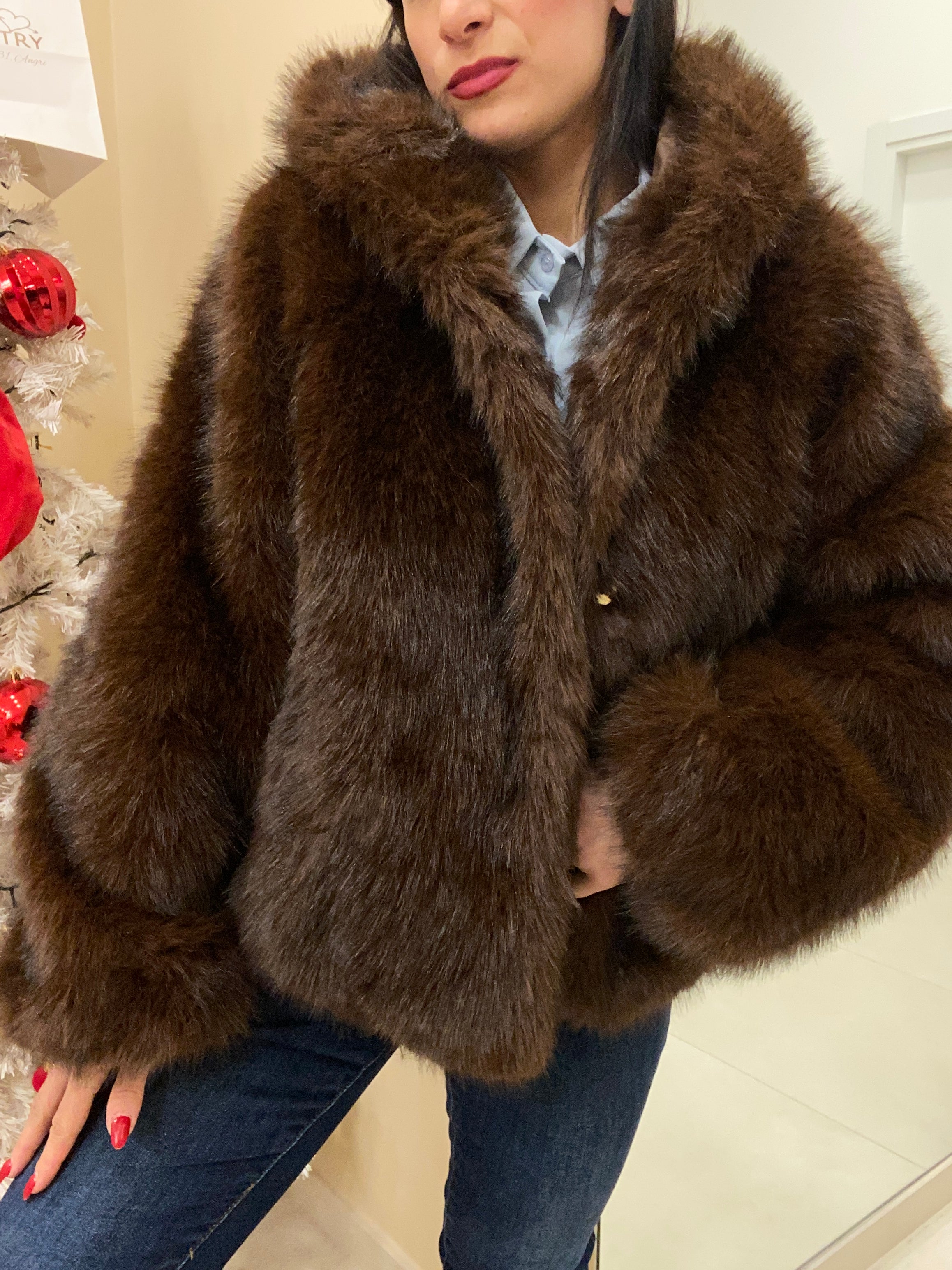 EcoPelliccia cappuccio con elastico