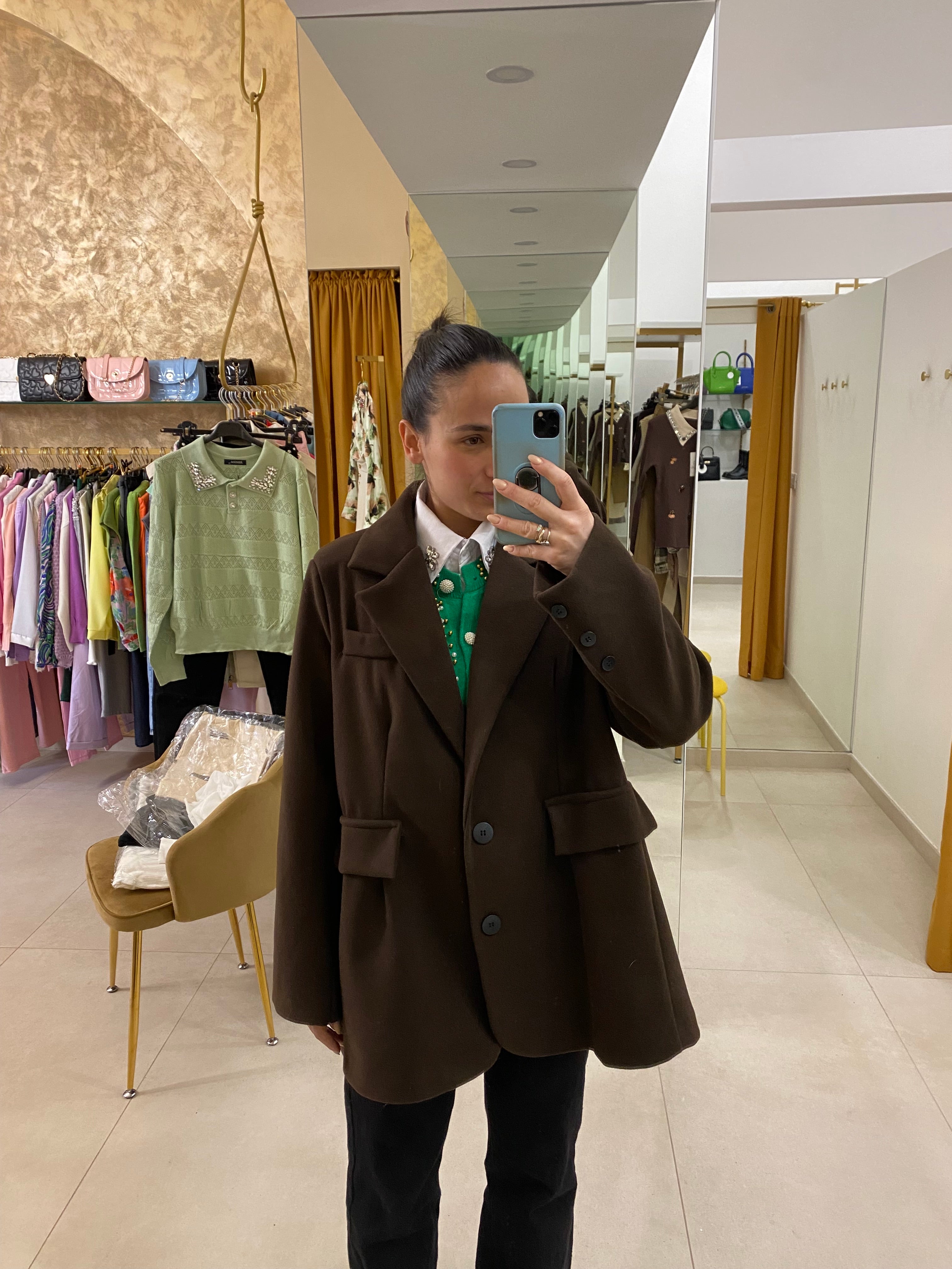 Maxi blazer a cappotto