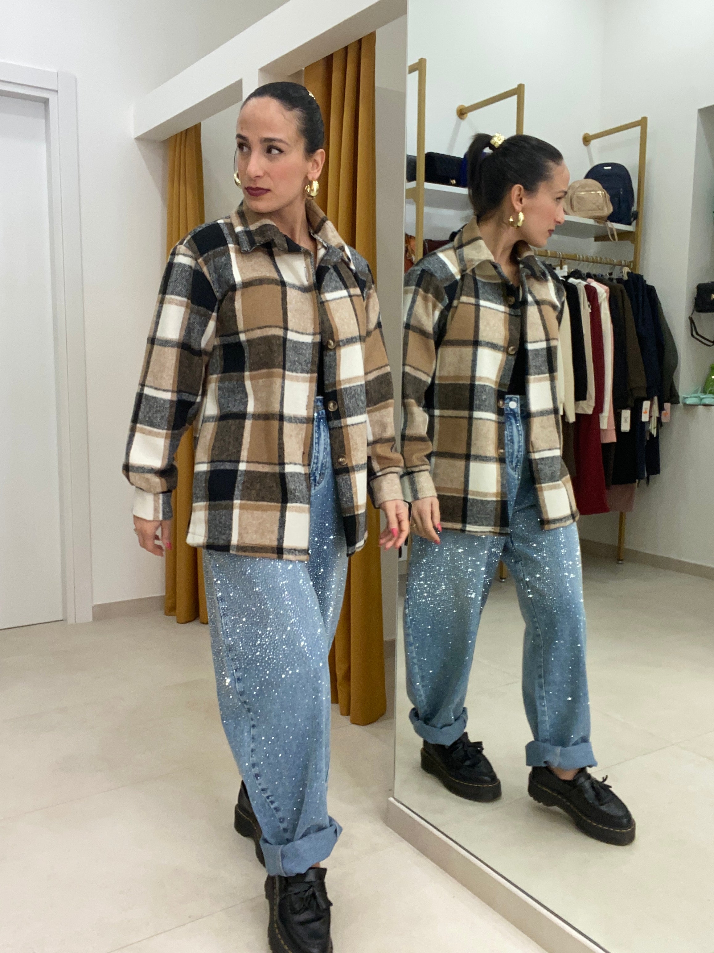 Maxi camicia/cappottino