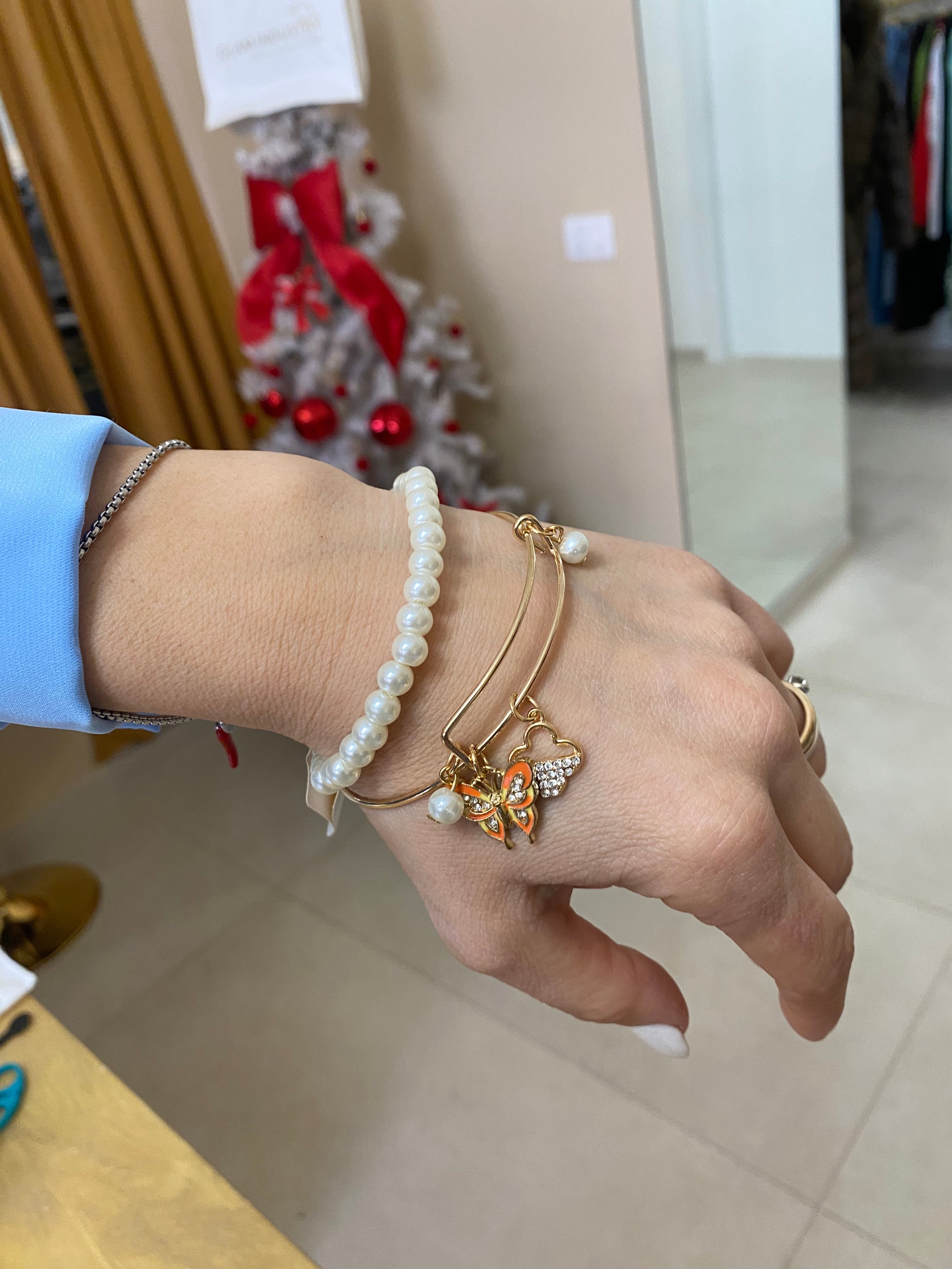 Doppio bracciale rigido