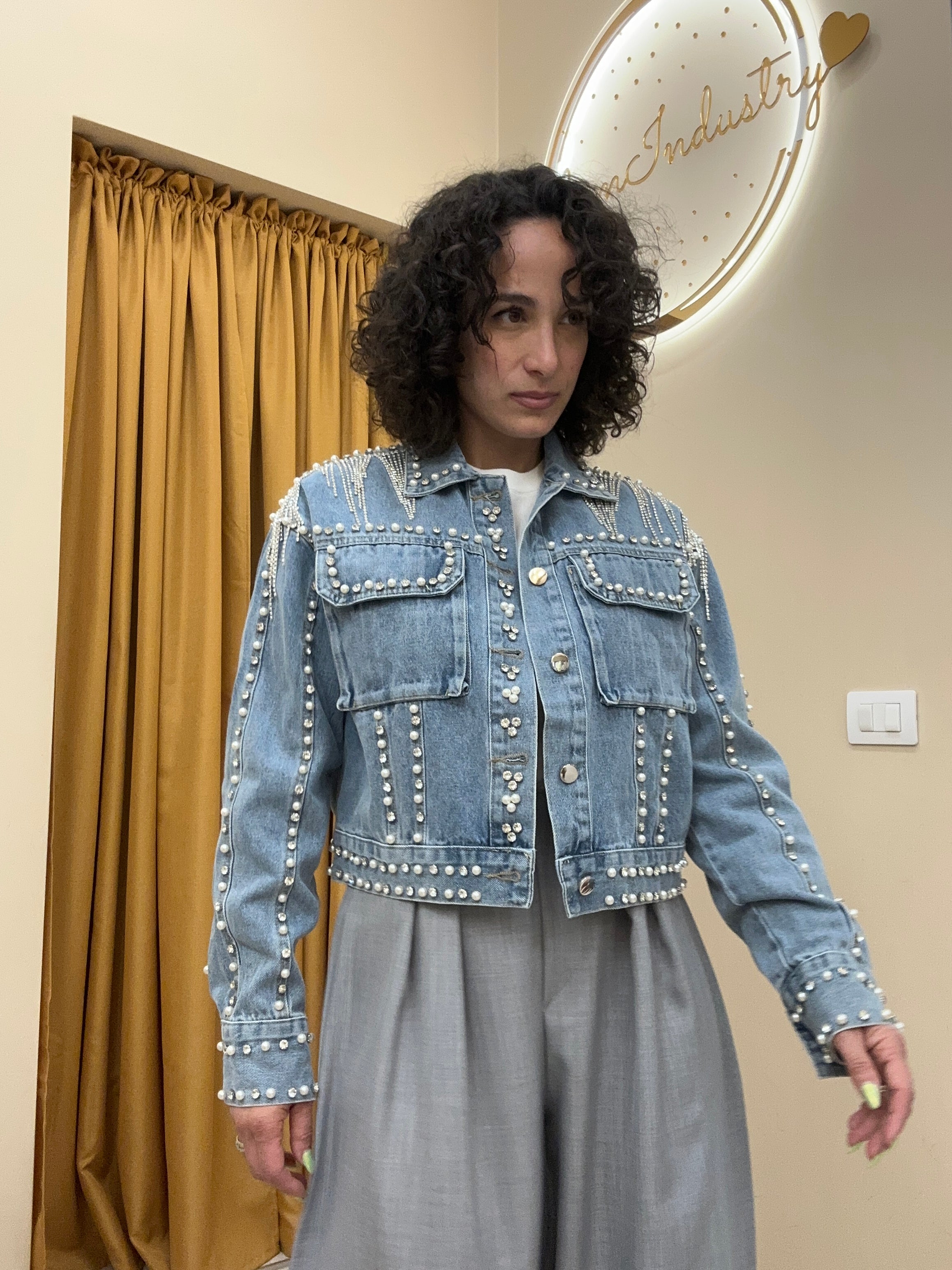 Giacca jeans eccentrica