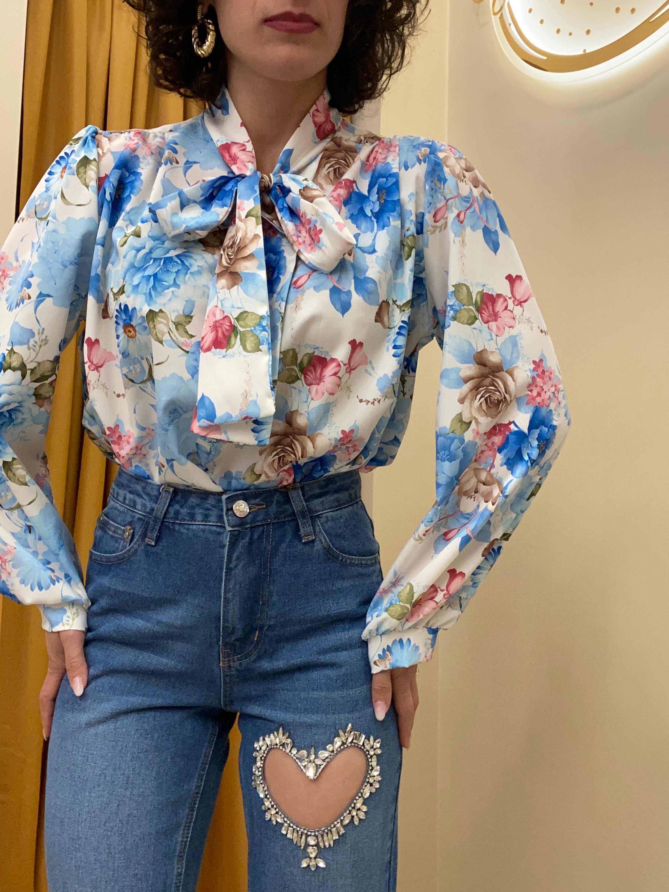 Camicia Viky celeste