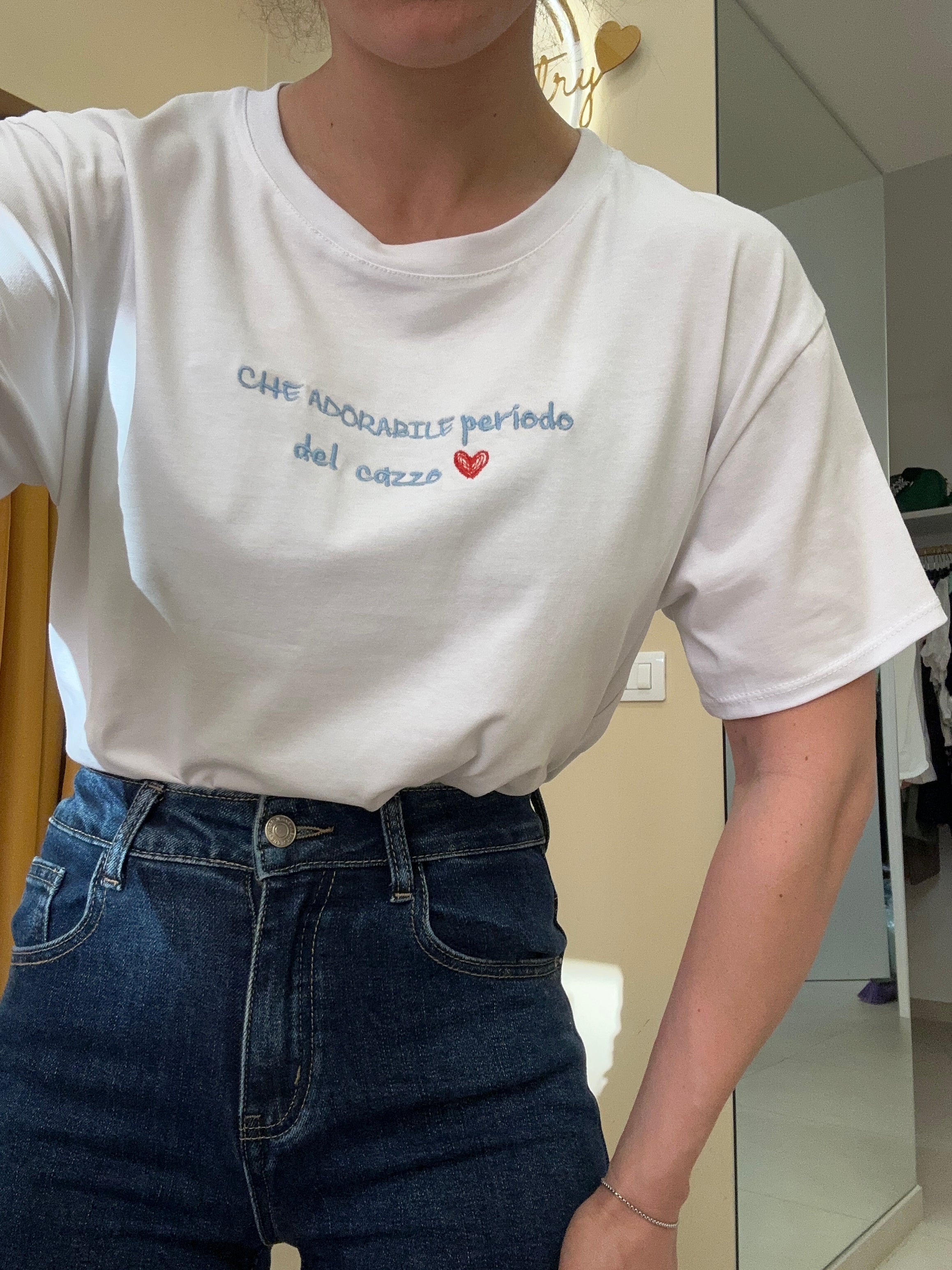 T-Shirt CELESTE Adorabile periodo del cazzo