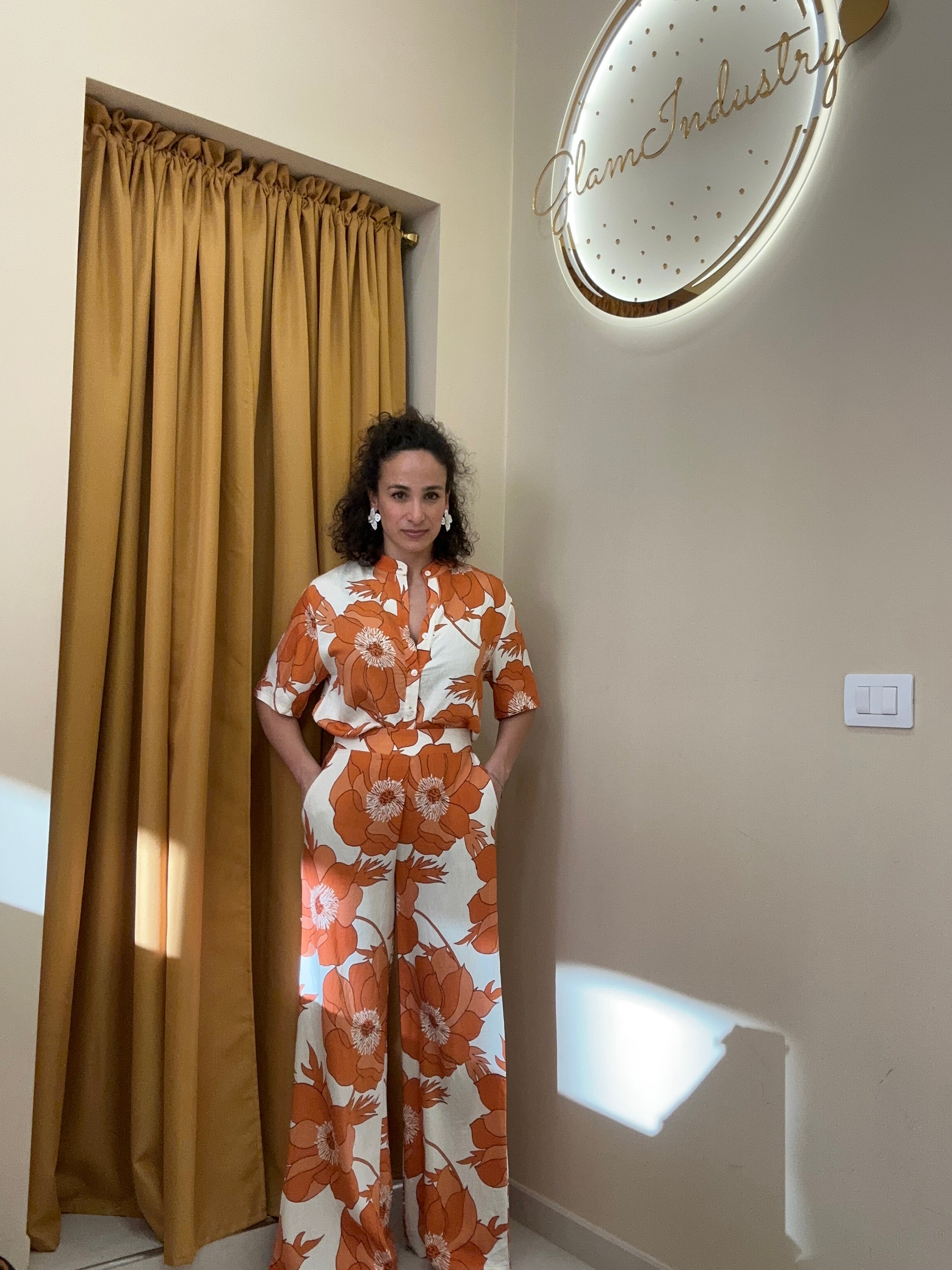 Coordinato pantalone ARANCIO