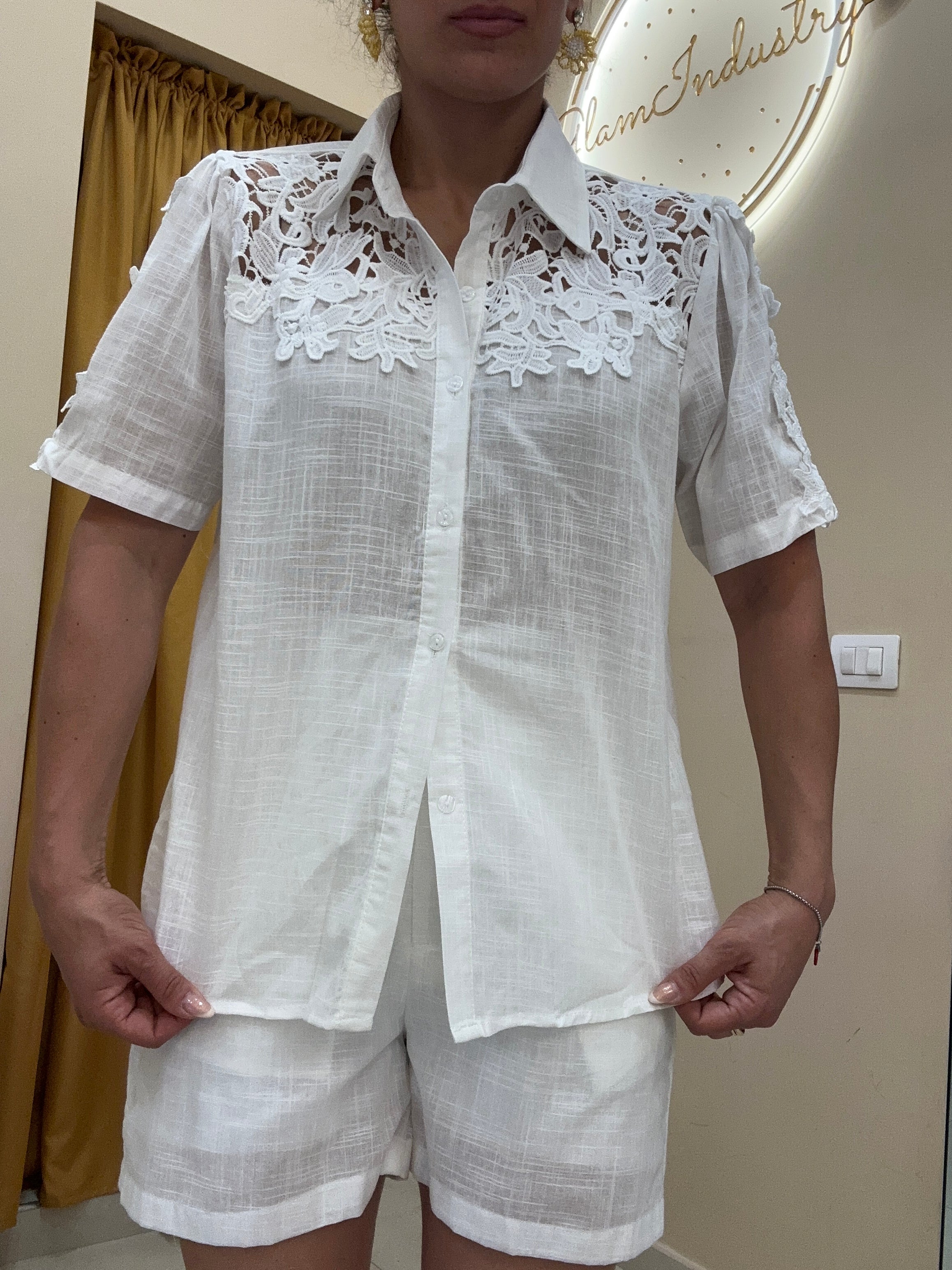 Coordinato con camicia chic