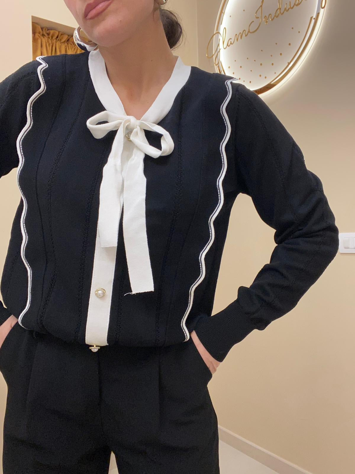 Maglioncino filo rouches