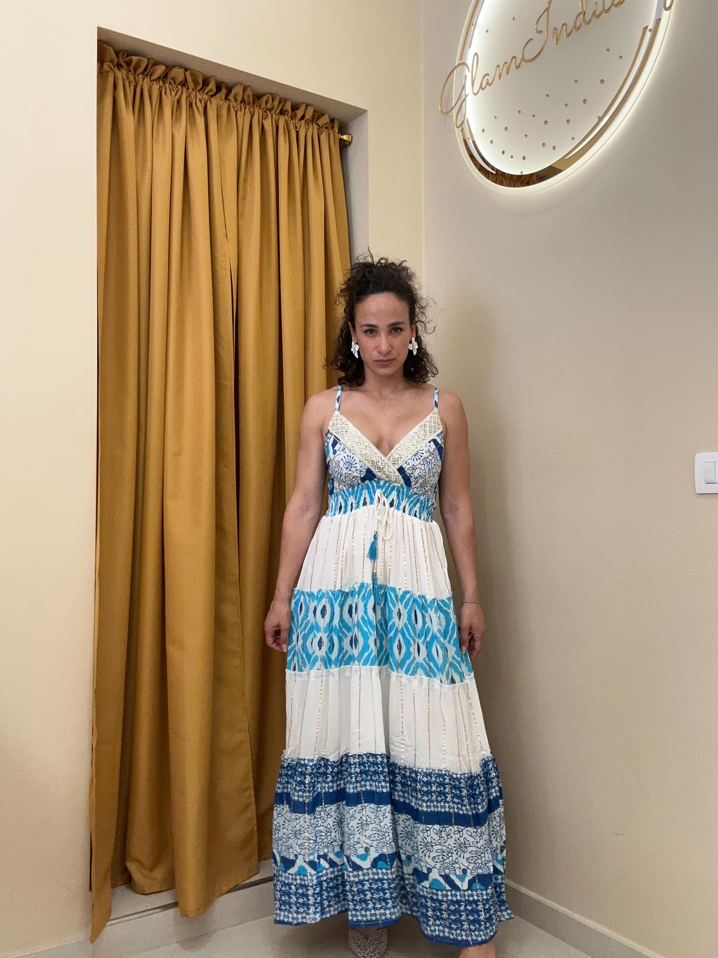 Abito India doppio tessuto