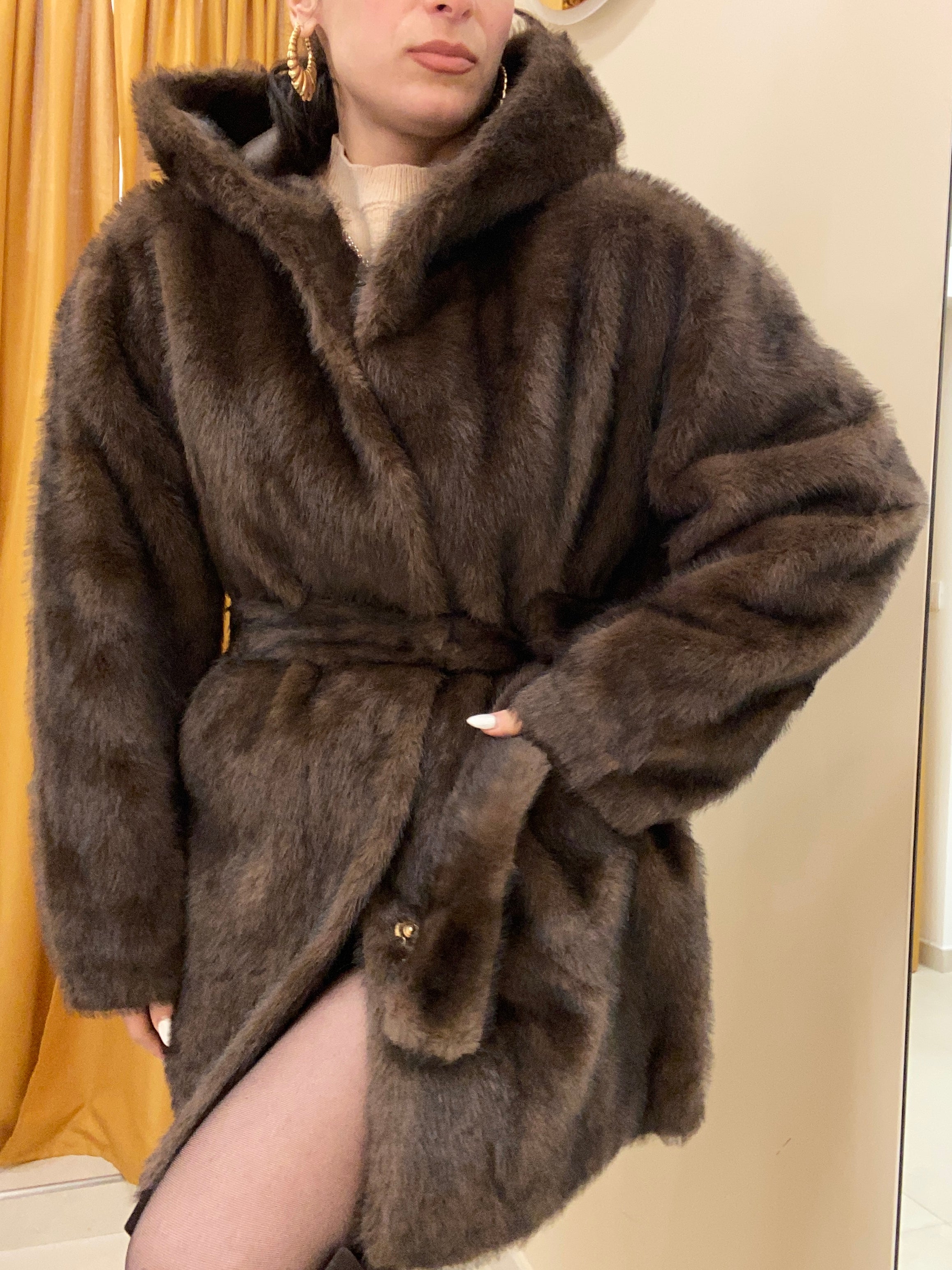 EcoVisone accappatoio marrone