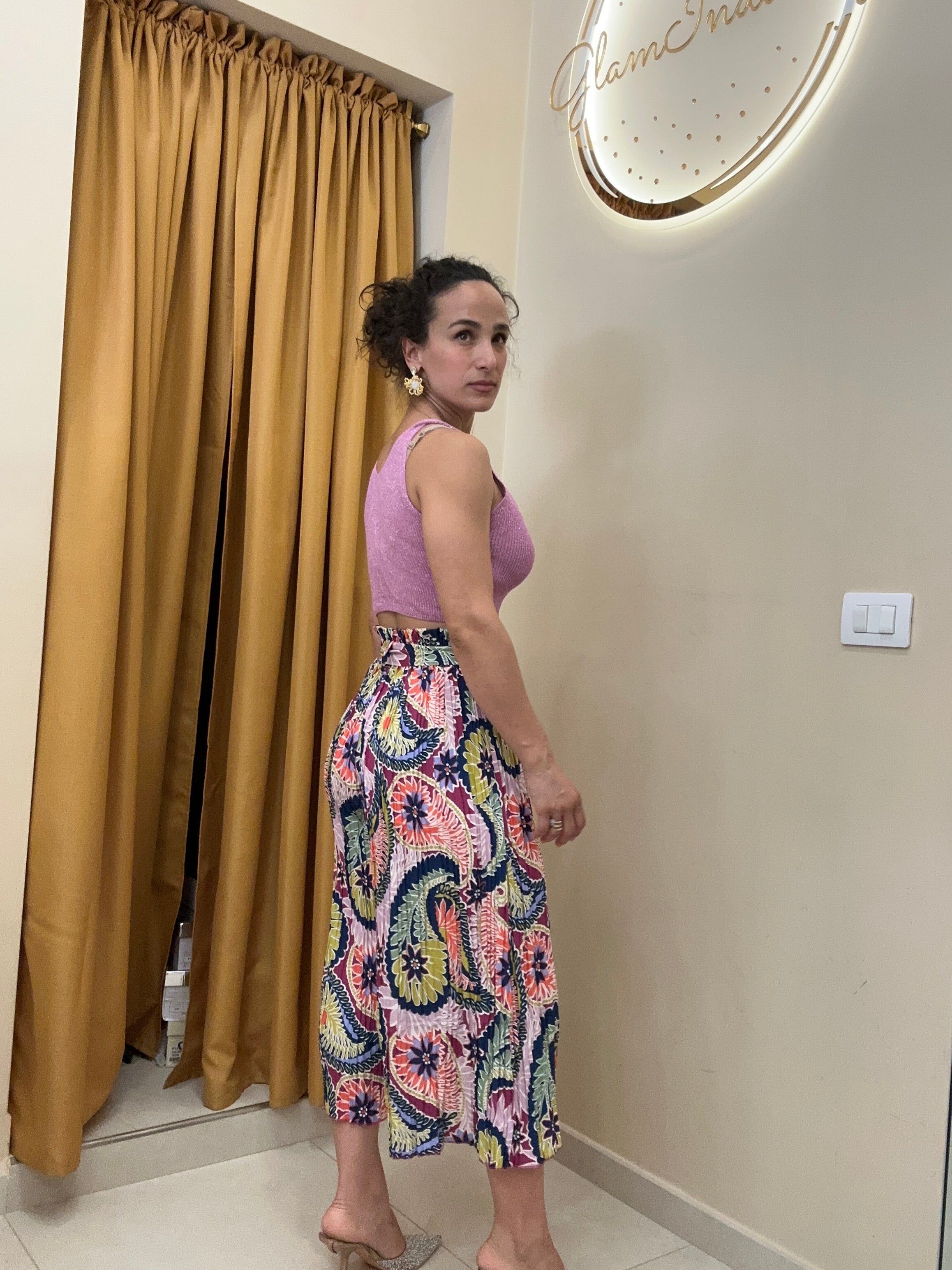 Pantalone caviglia pliss