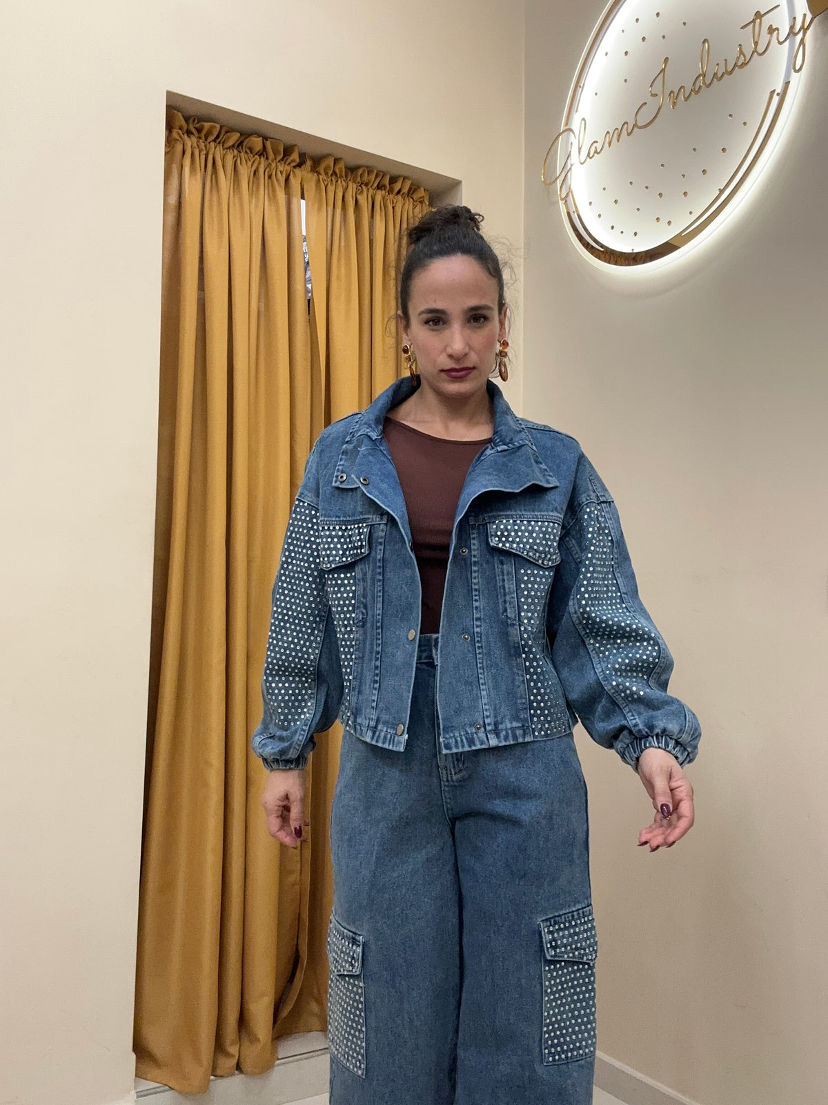 Coordinato denim over