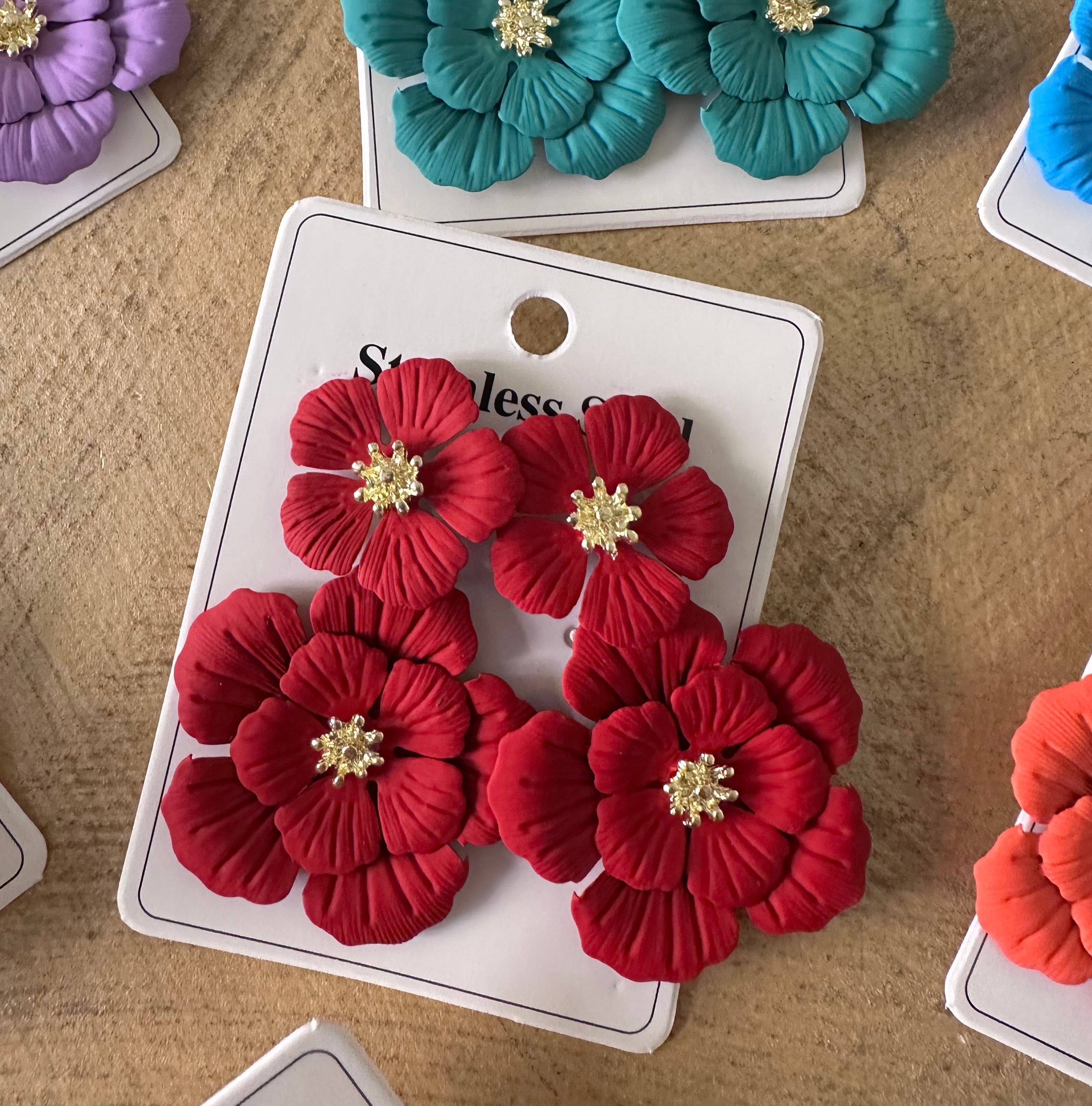 Orecchini fiori