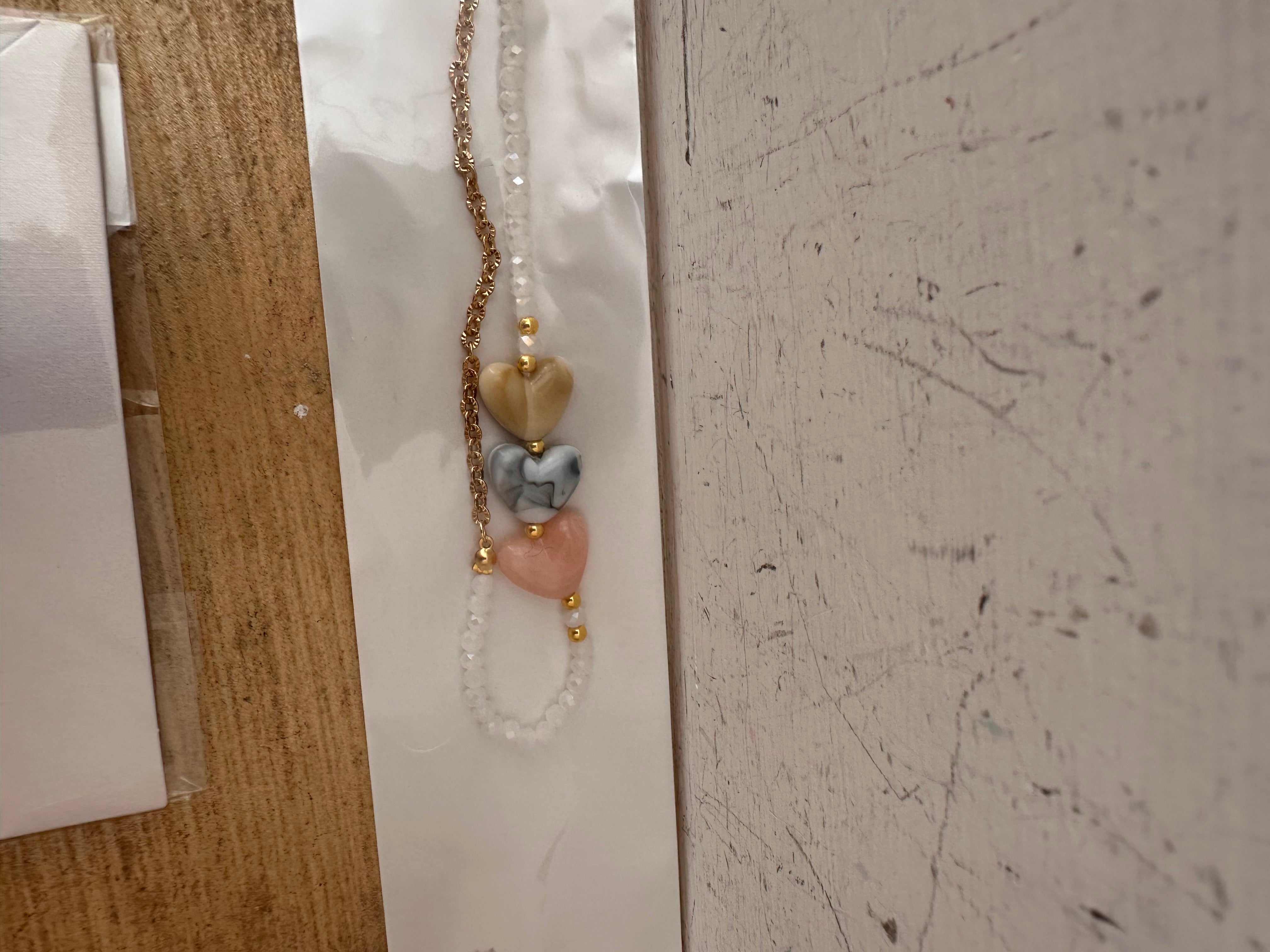 Collana tre cuori