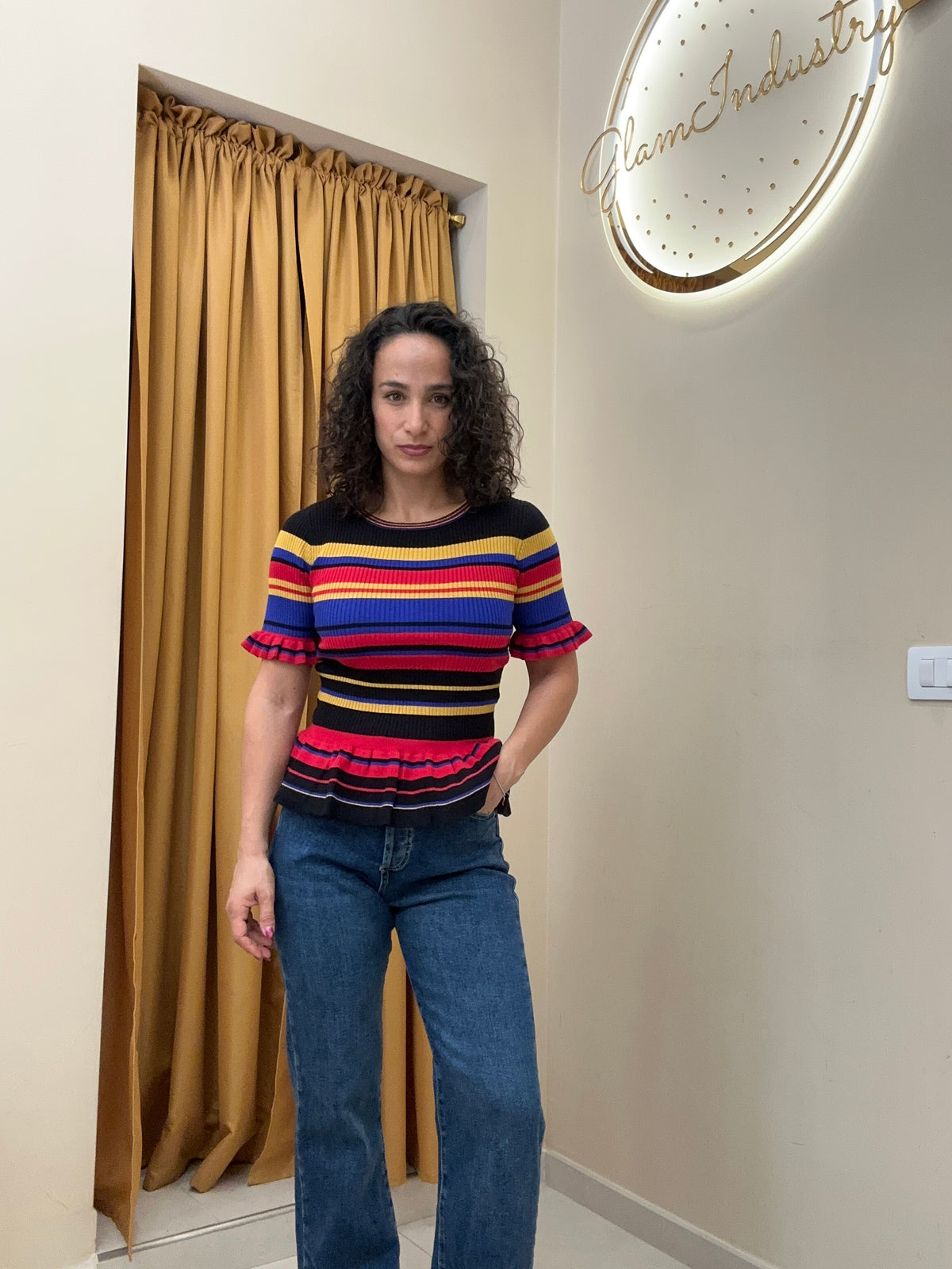 Maglia filo particolare