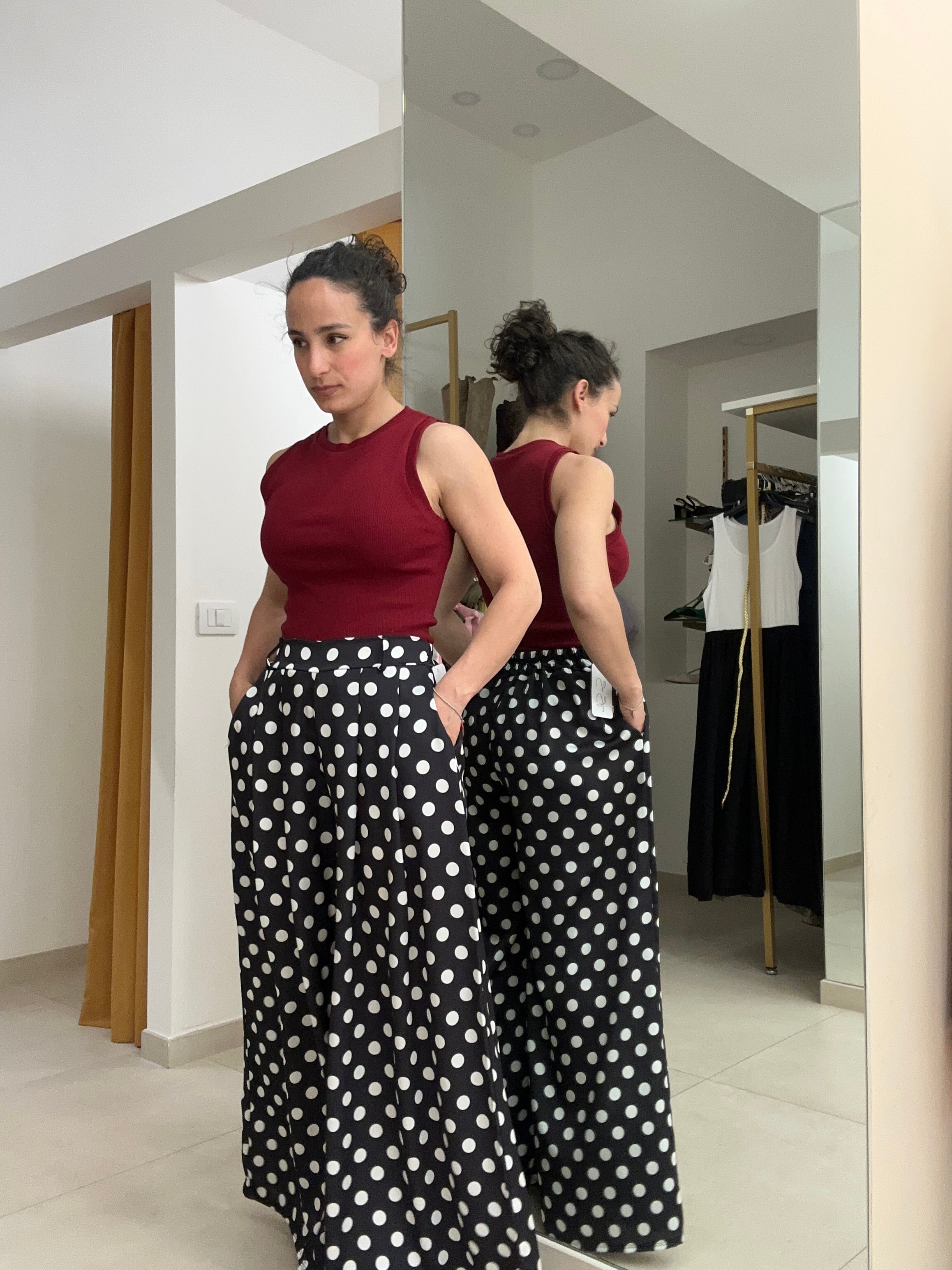Pantalone pois NERO