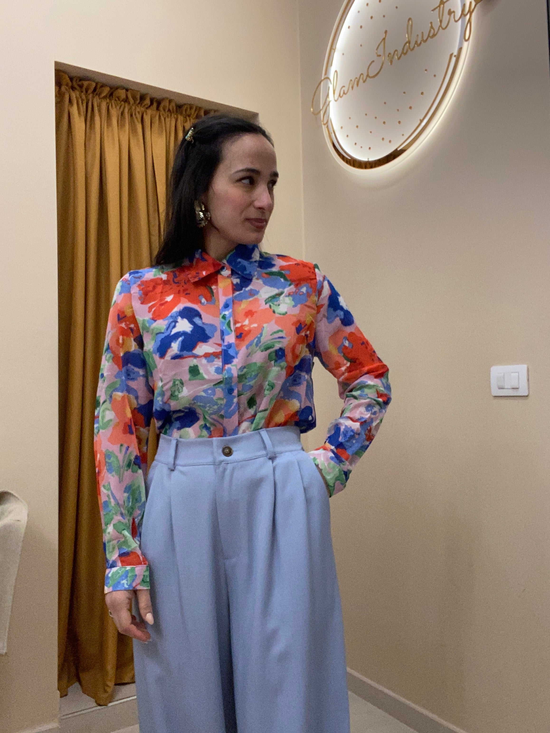 Tailleur azzurro city