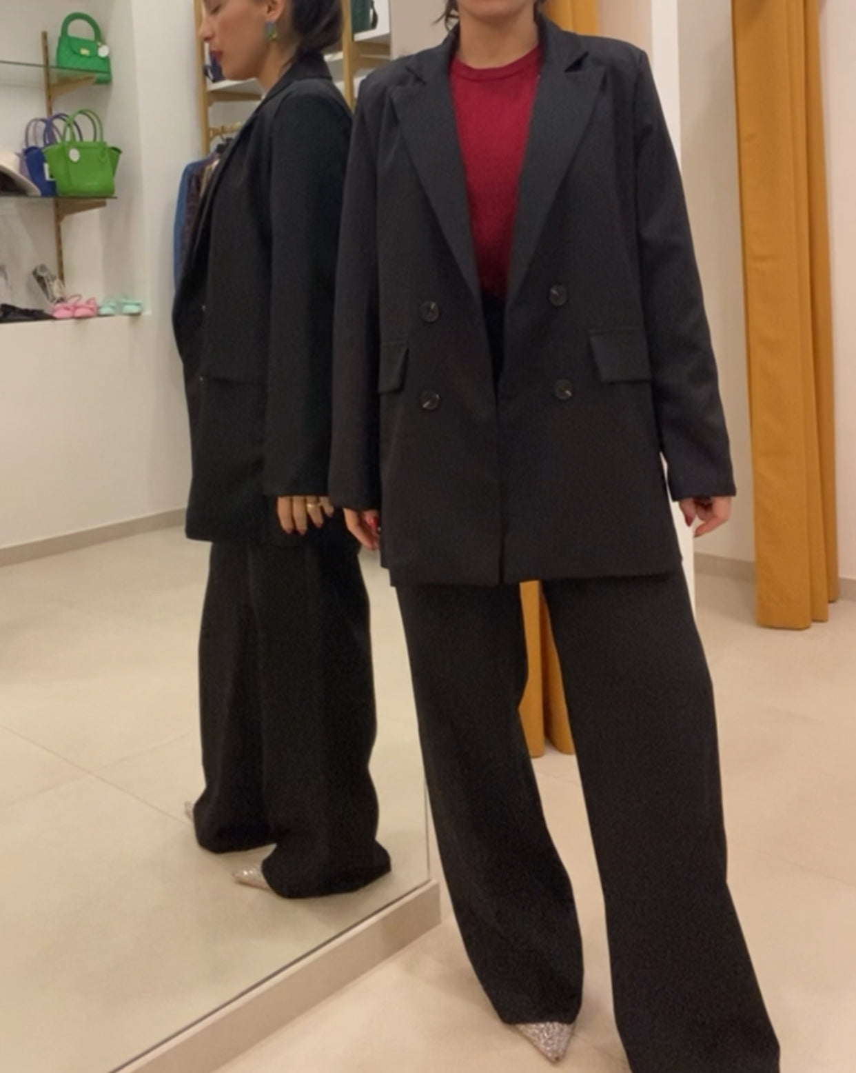 Tailleur over doppio petto