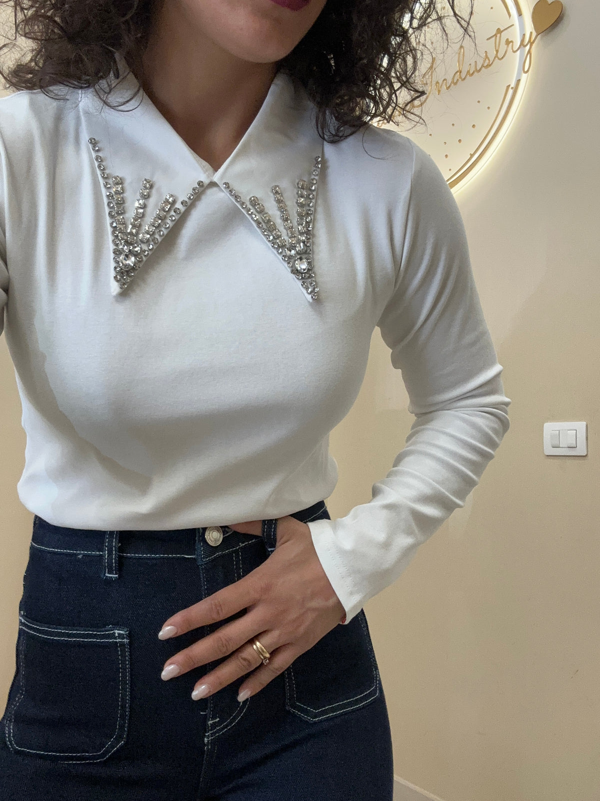 Maglia colletto Pietre
