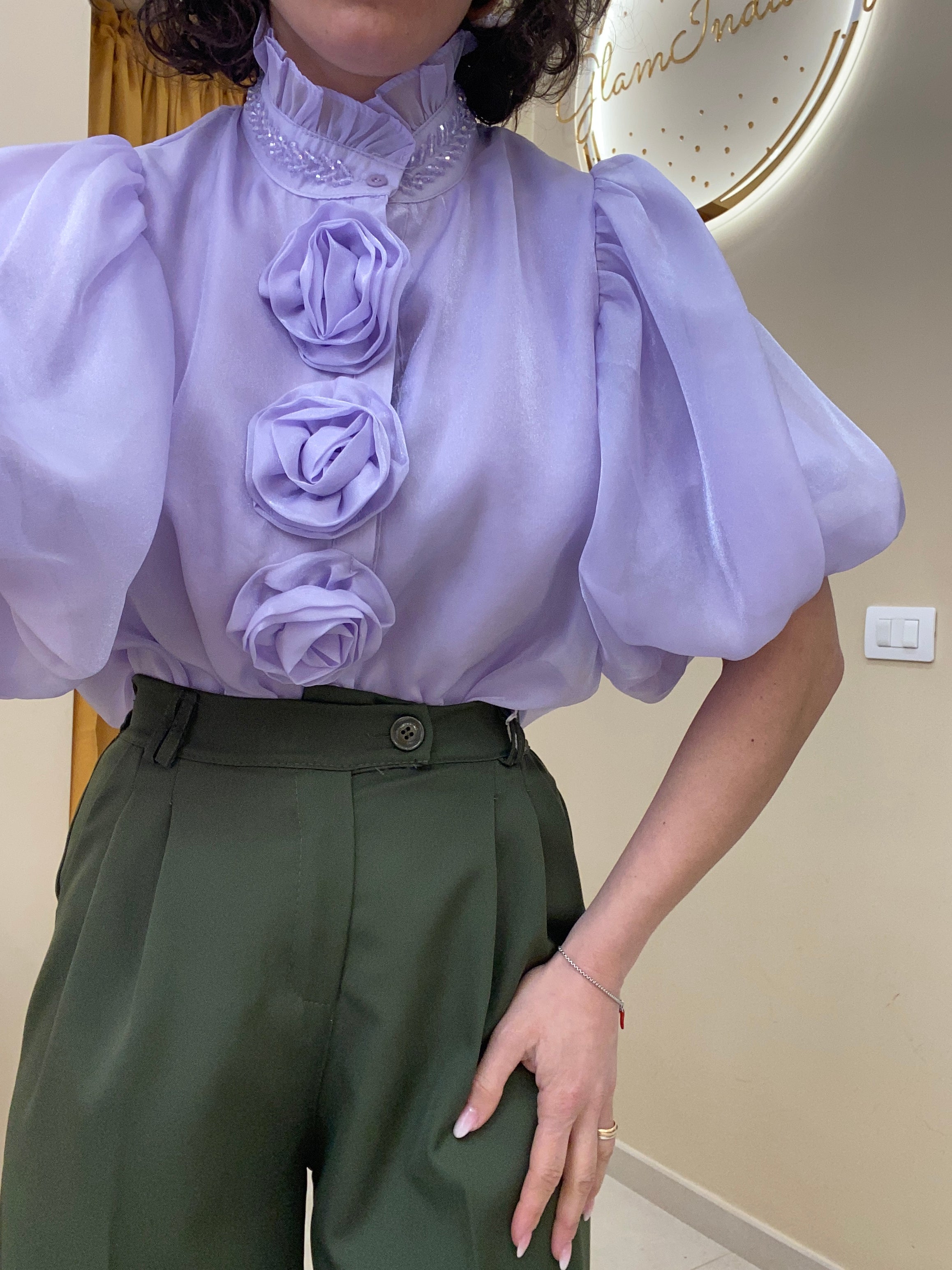 Camicia 9916 lilla