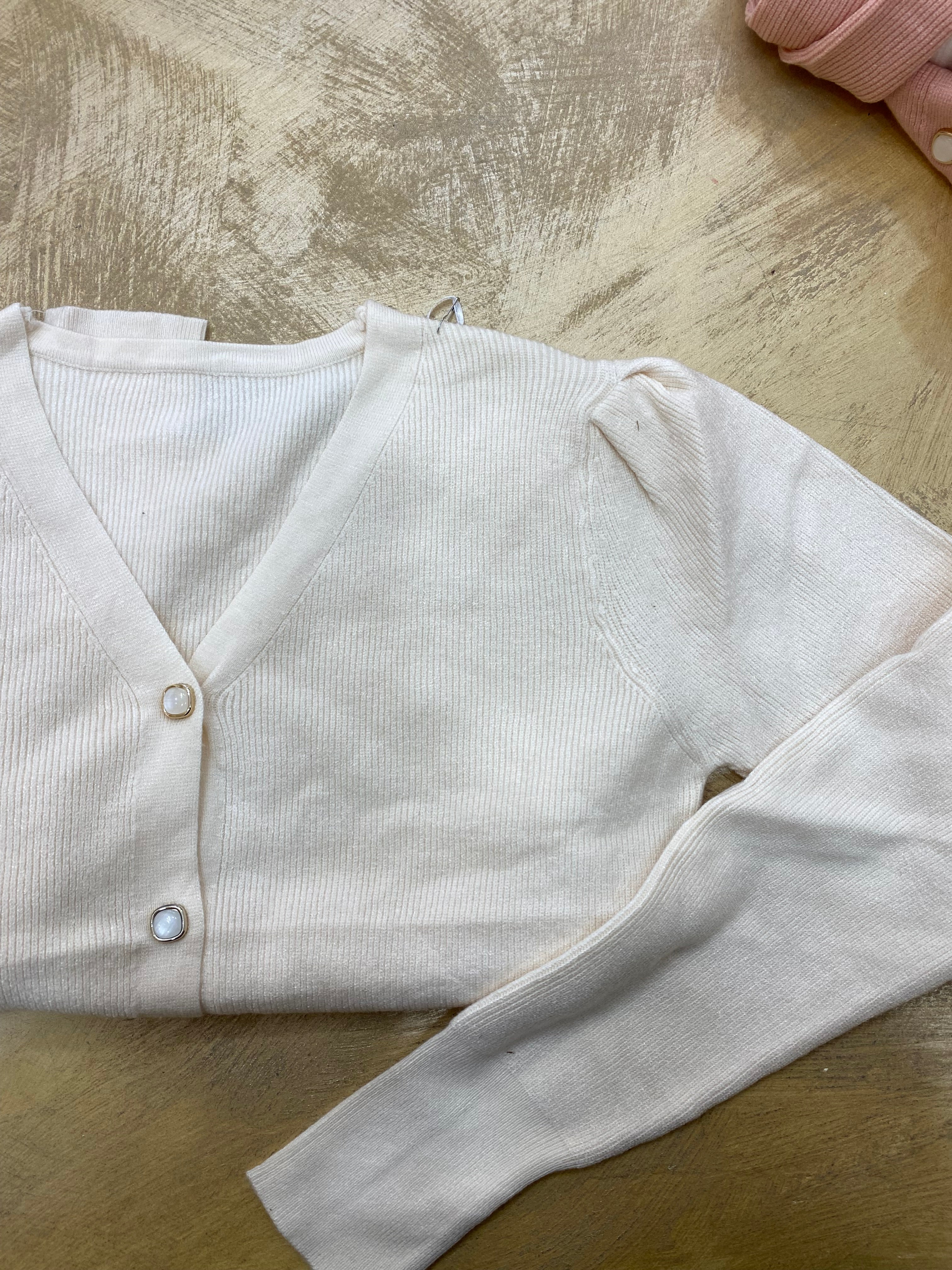 Cardigan leggero sbuffo