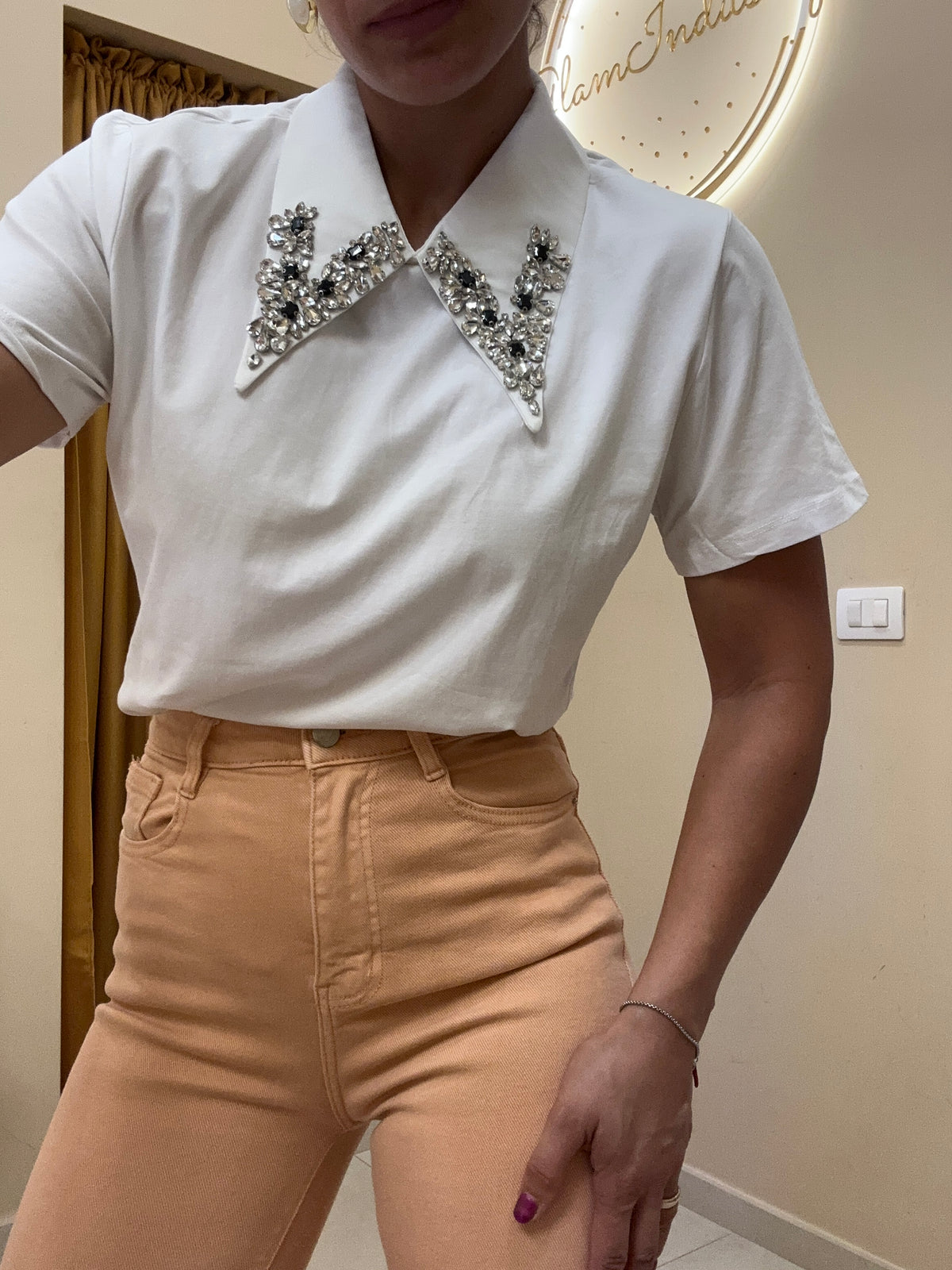 T-shirt YJ173 colletto diva