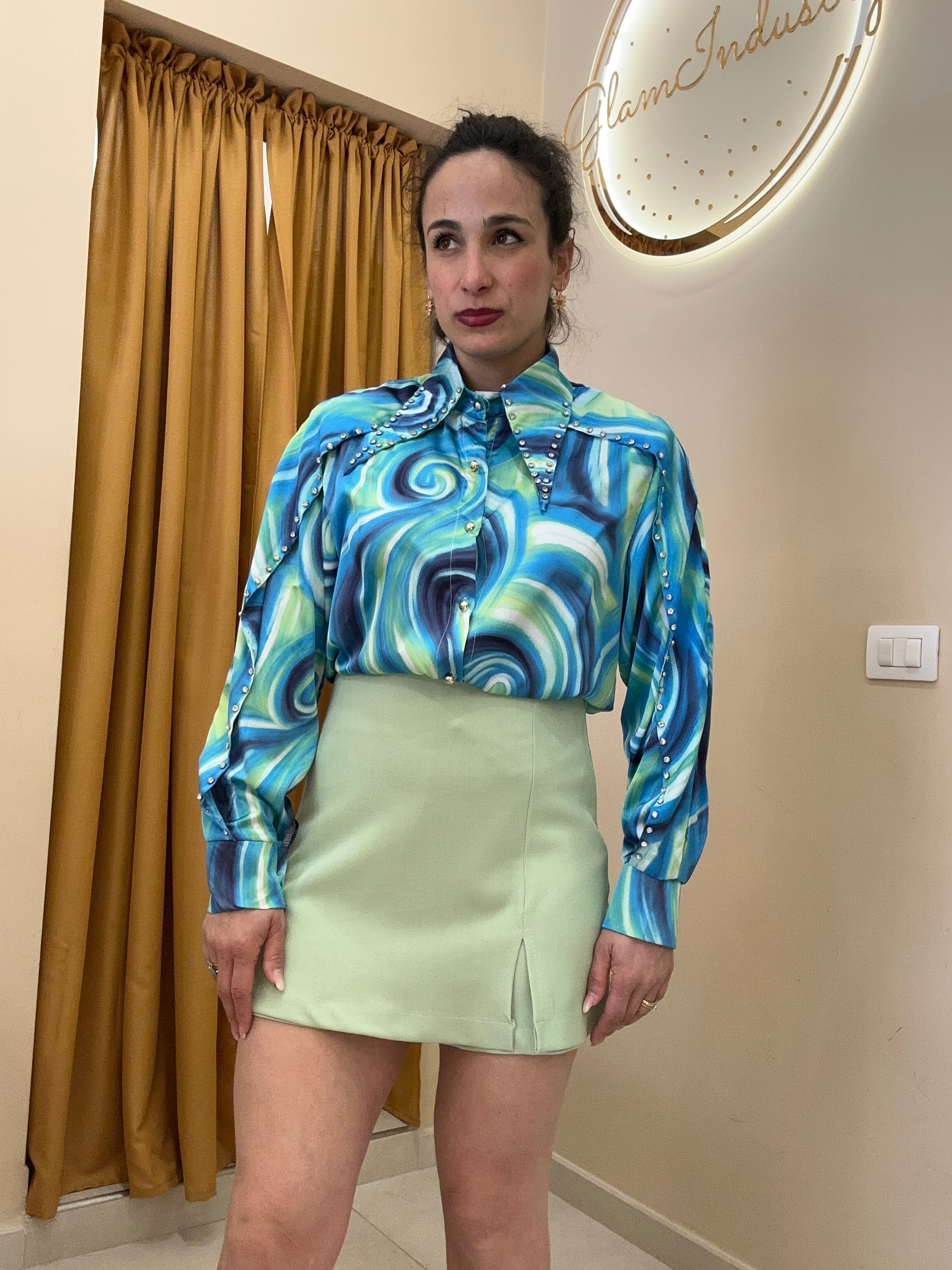 Camicia VG blu