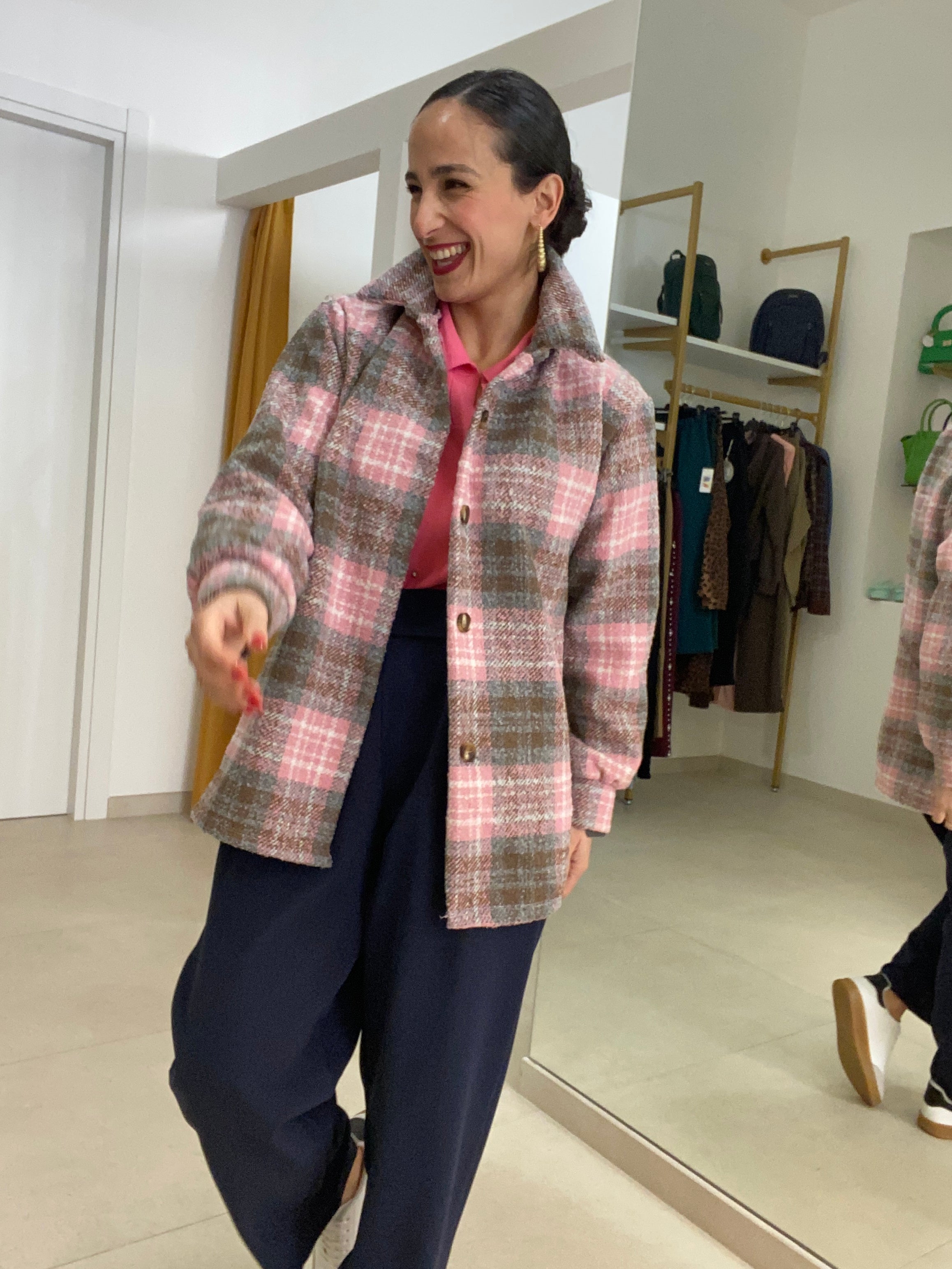 camicia/cappottino in boucle