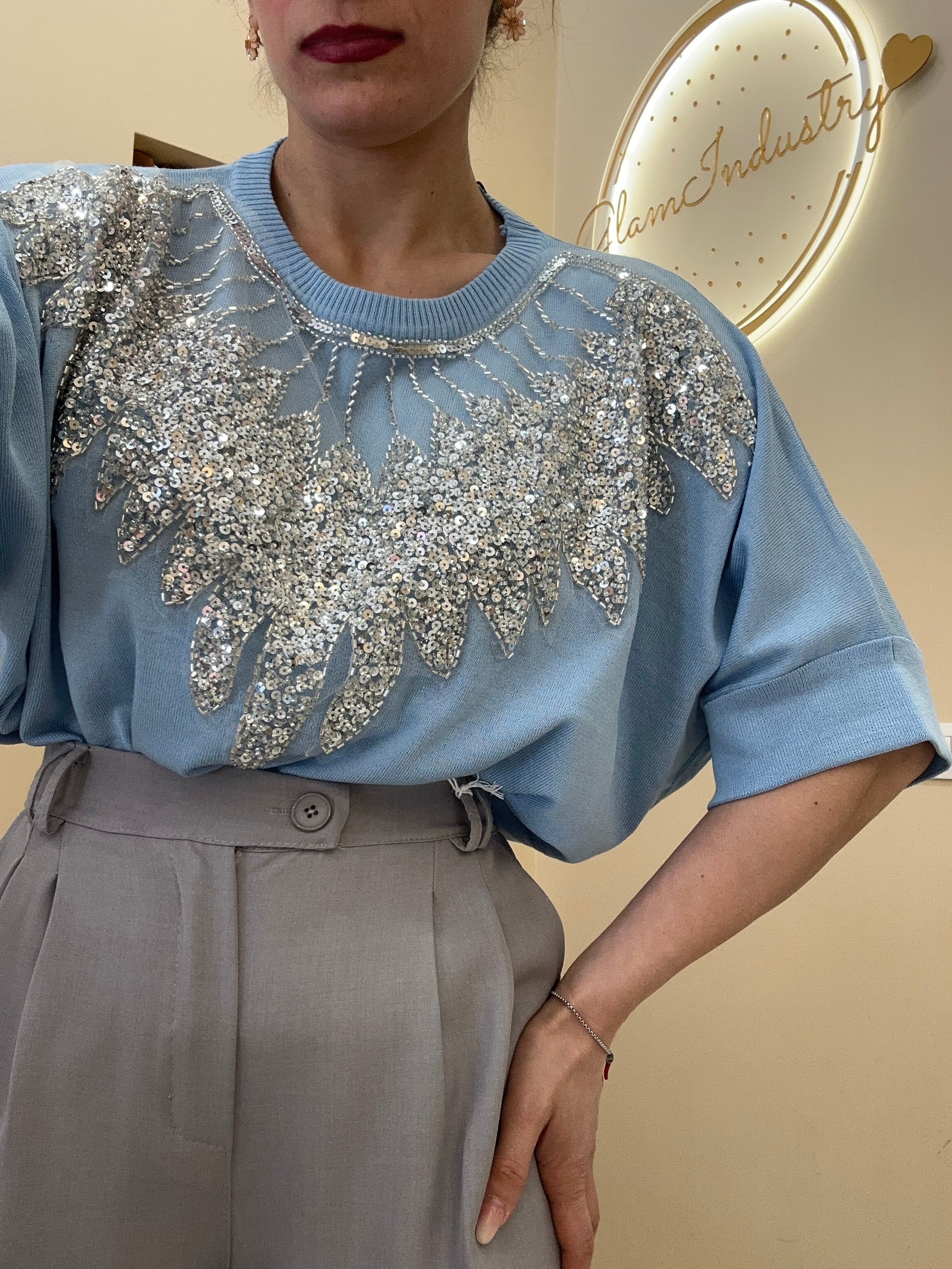 Maglia in filo “illuminazione”