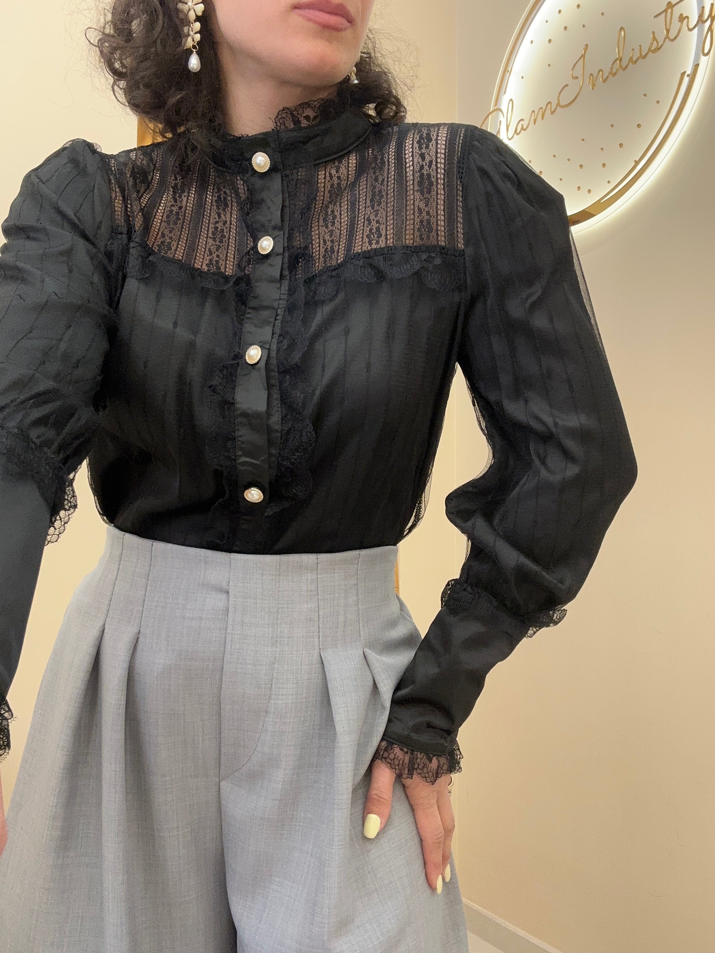 Camicia dama NERO