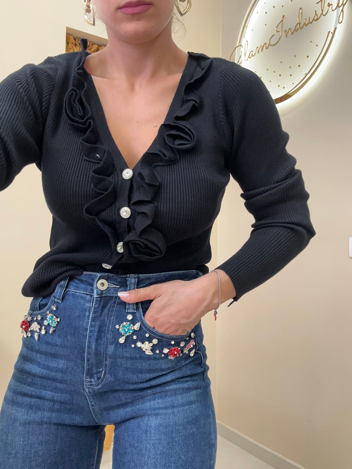 Cardigan rose