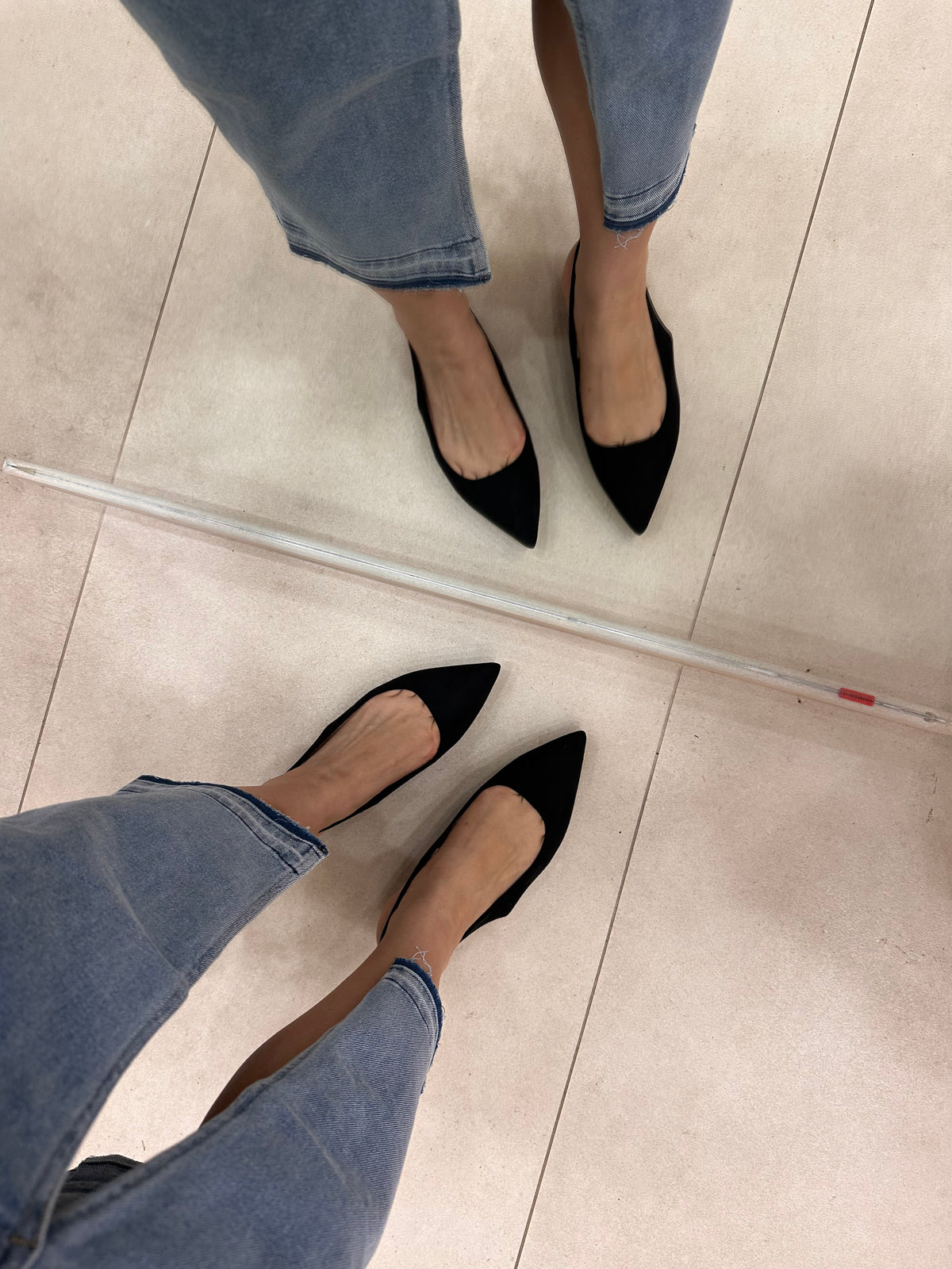 Slingback comoda nero b923