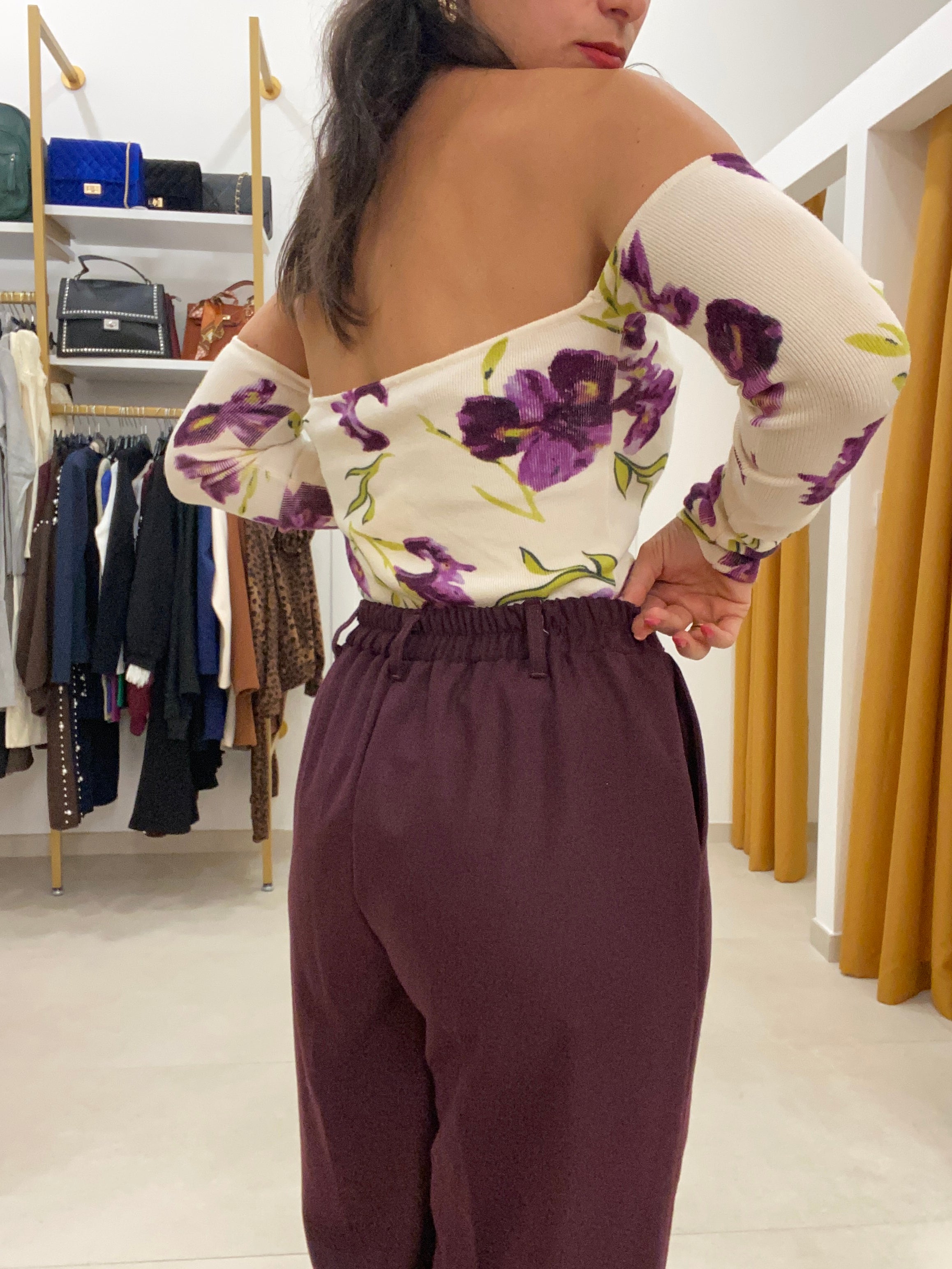 Tailleur sbuffo e doppio petto