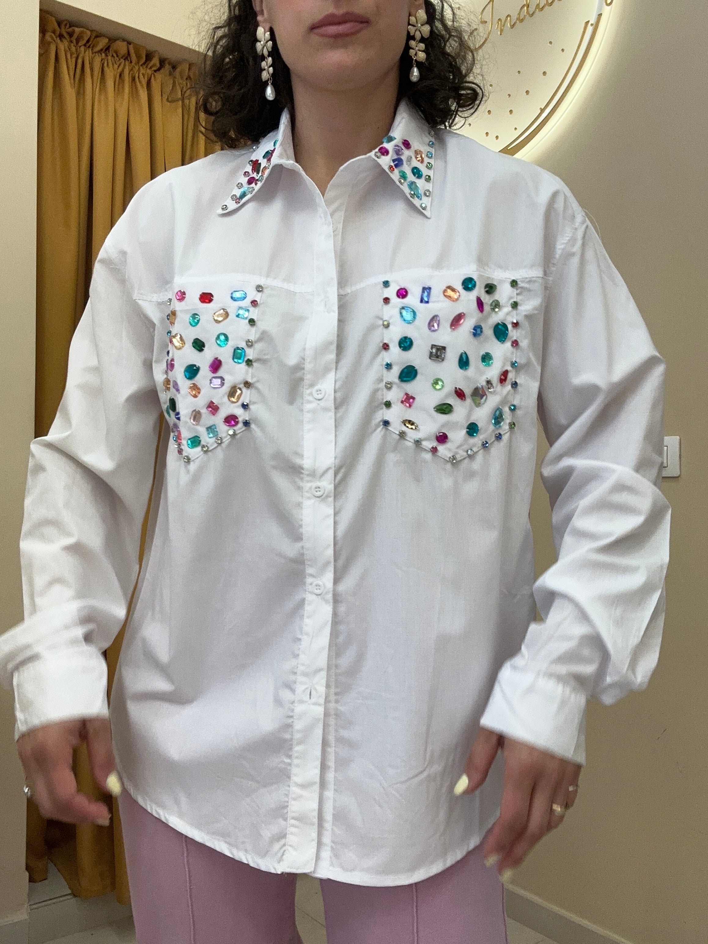 Camicia pietre pink