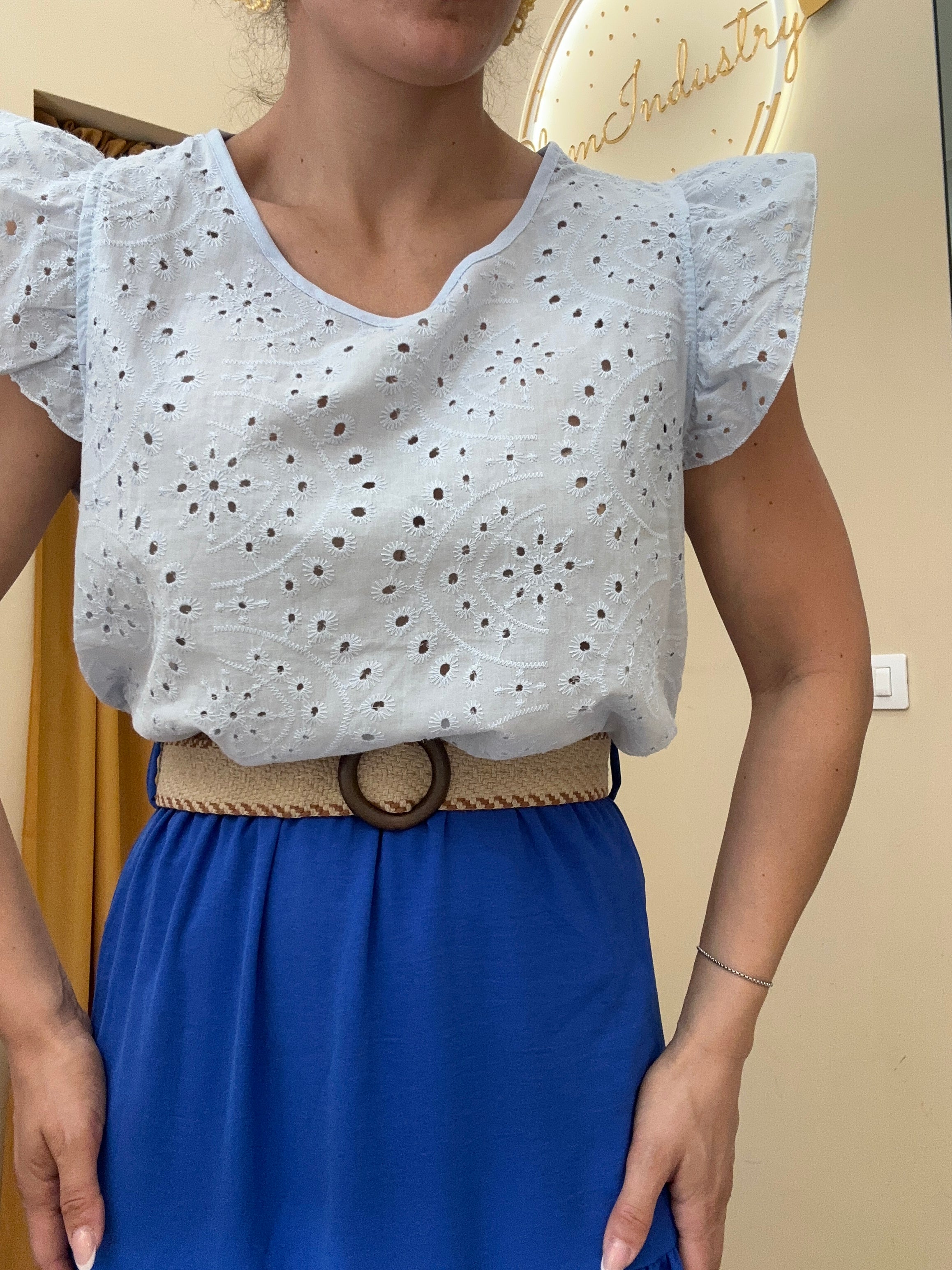 Blusa pizzo San Gallo